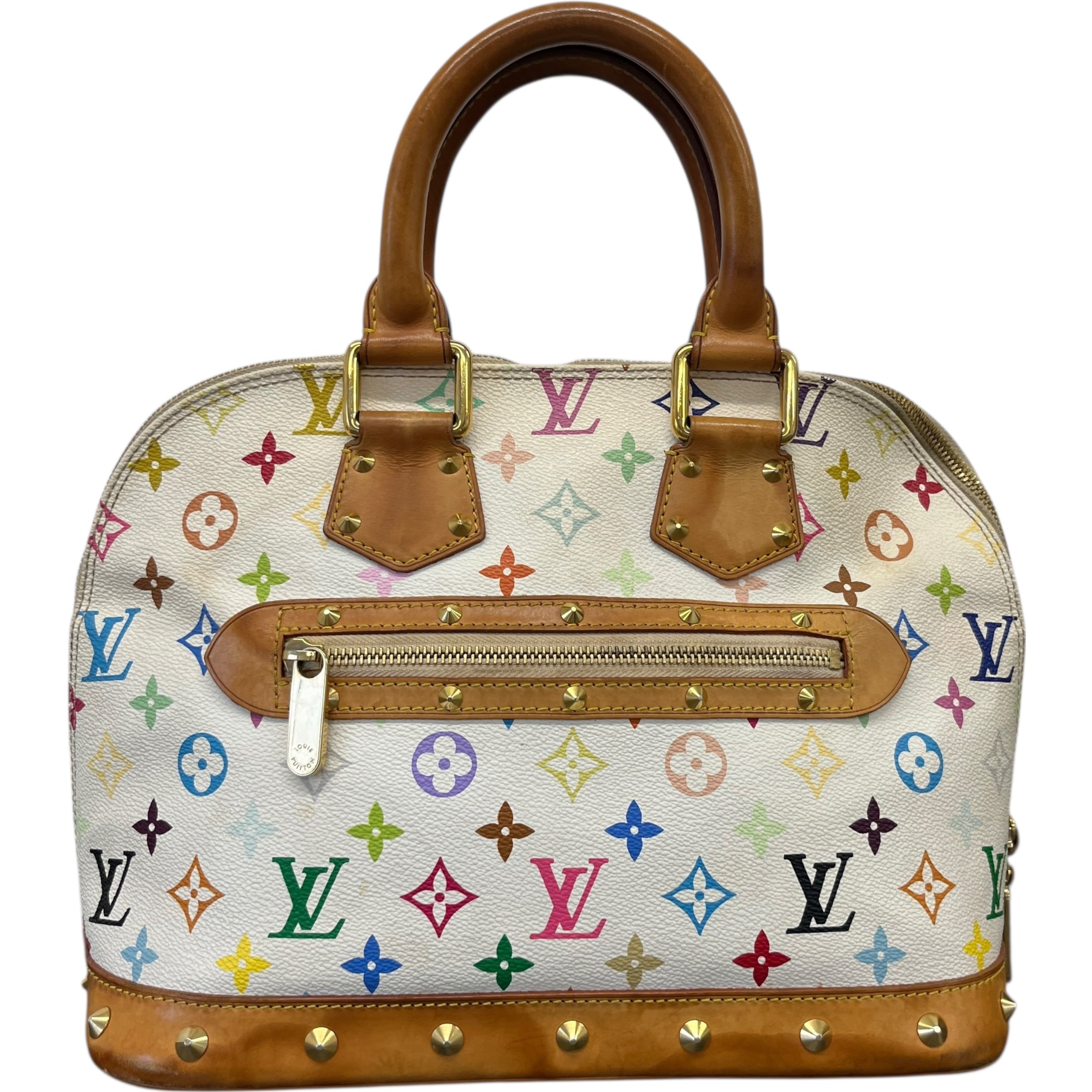 Women's Vintage Takashi Murakami Monogram Alma Handbag Multi-Coloured