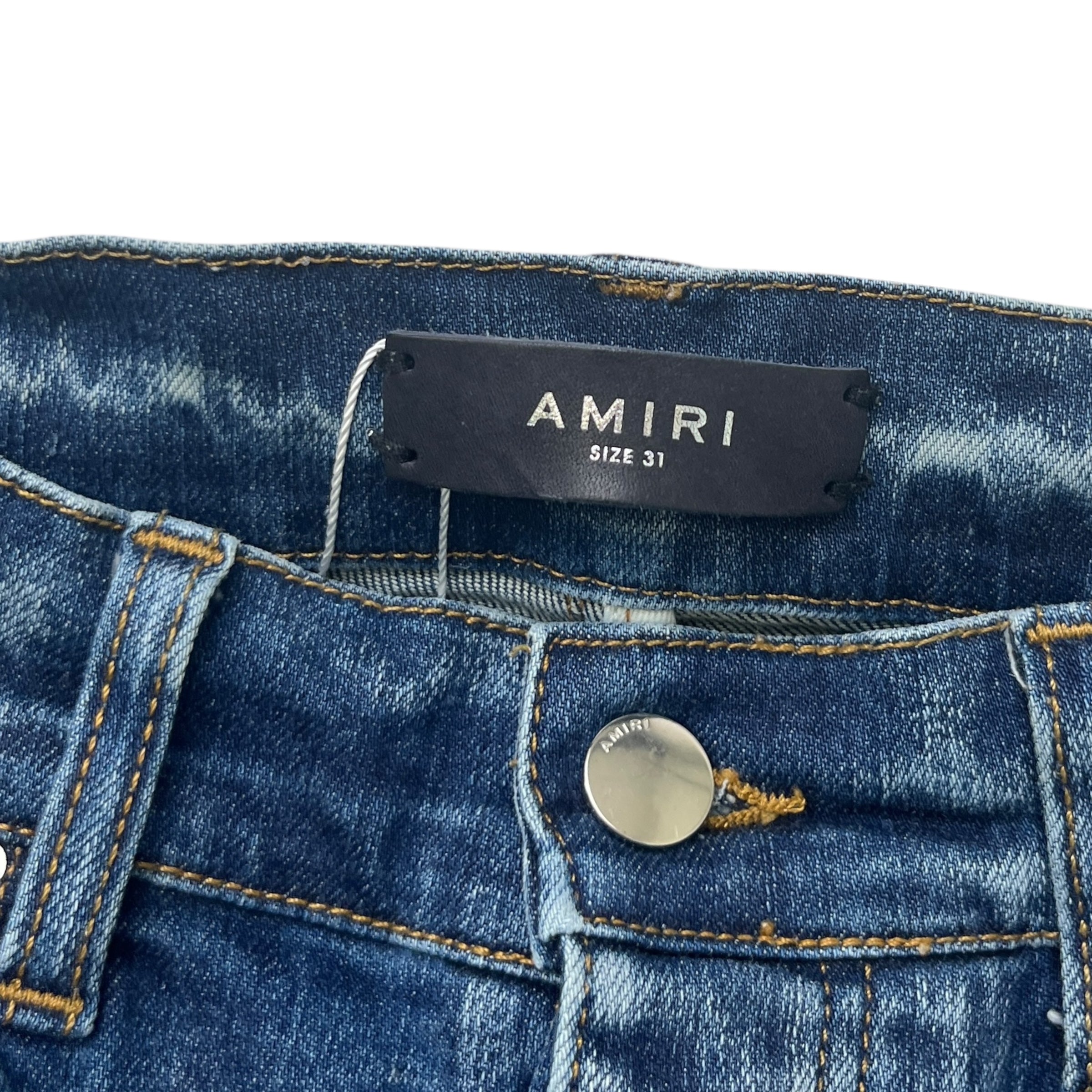 Men's Distressed Jeans Blue Size Waist 31"
