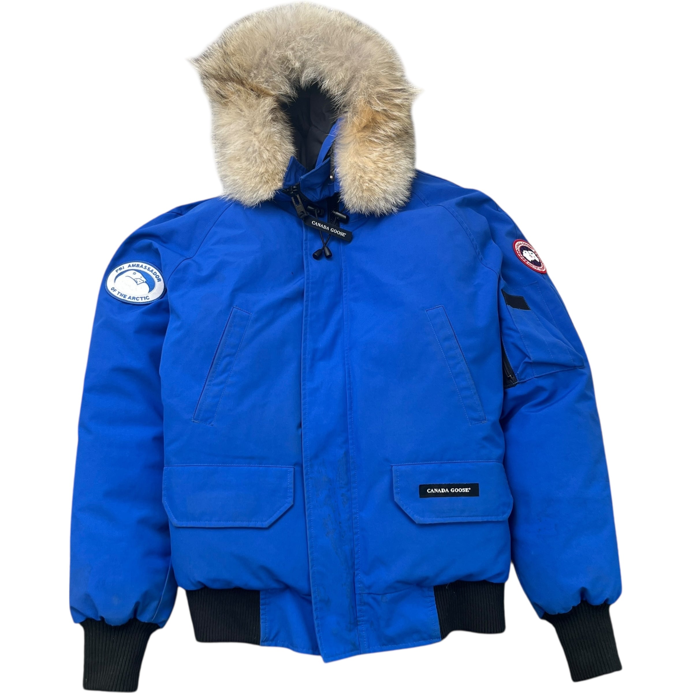 Men's Chilliwack Bomber Down Jacket Blue Size S