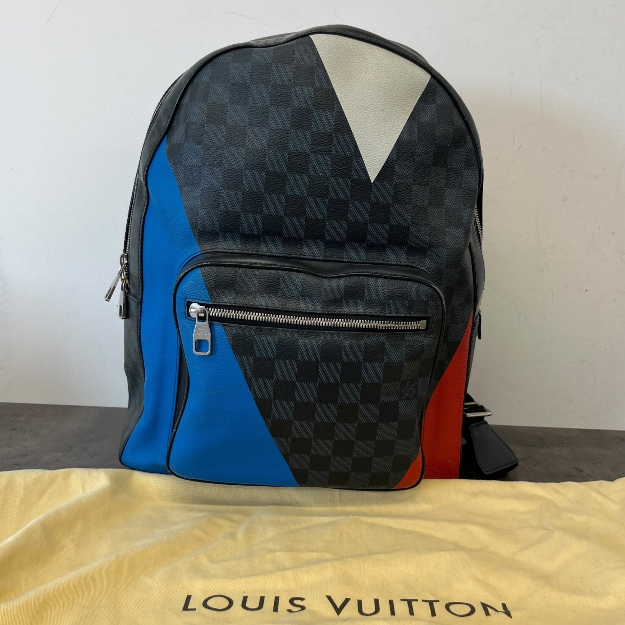 Men's Damier Graphite Josh Backpack Charcoal