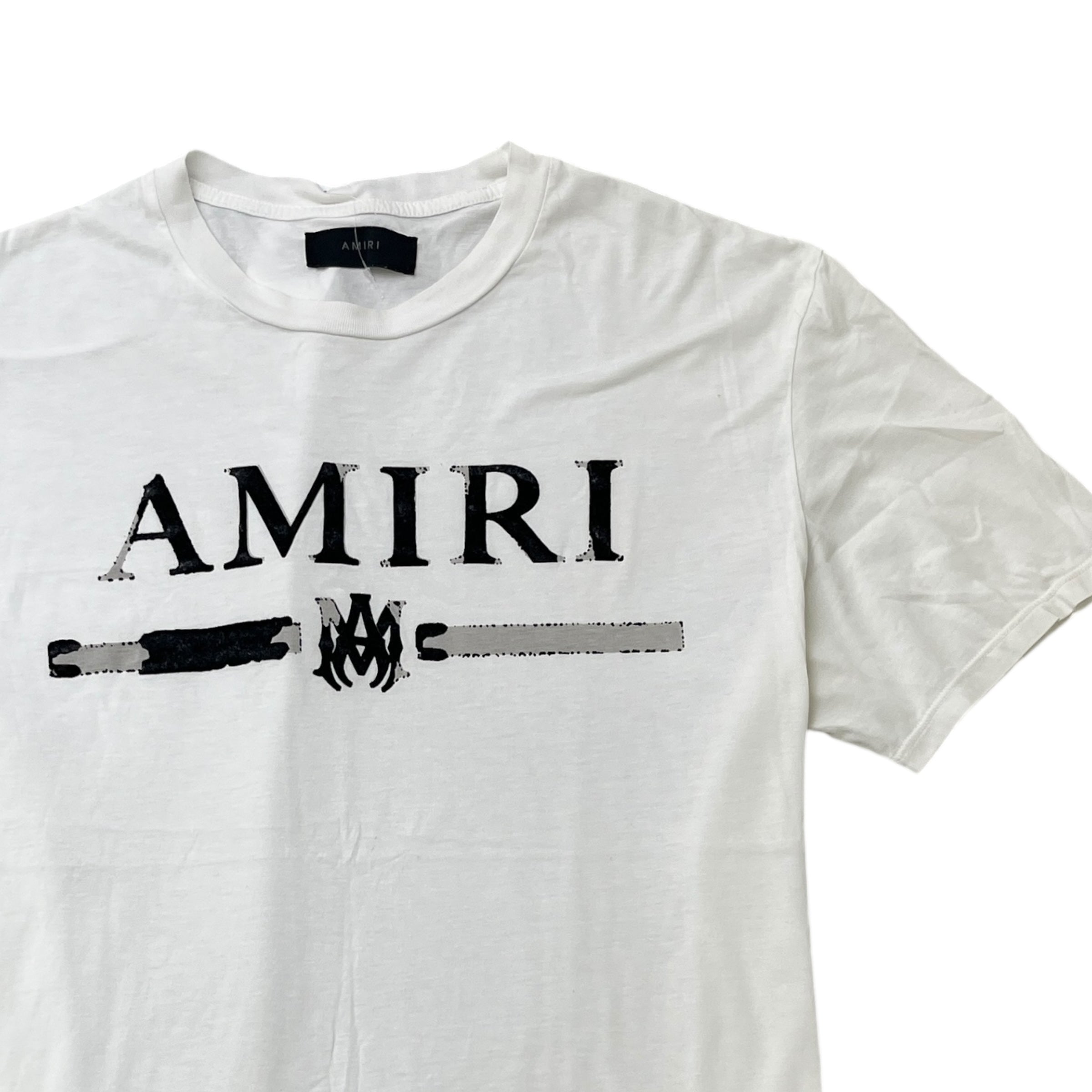 Men's Ma Bar Logo T-Shirt White Size XL