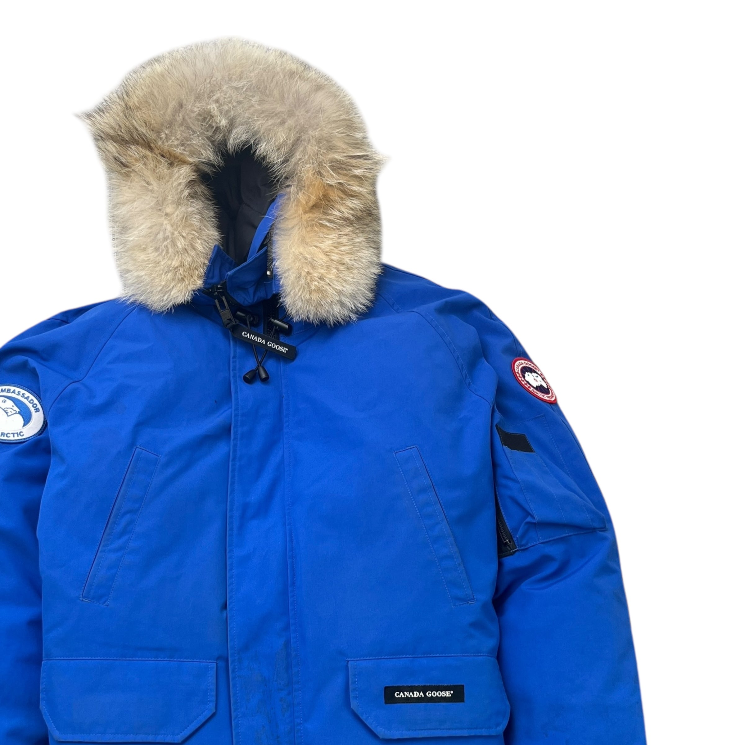 Men's Chilliwack Bomber Down Jacket Blue Size S