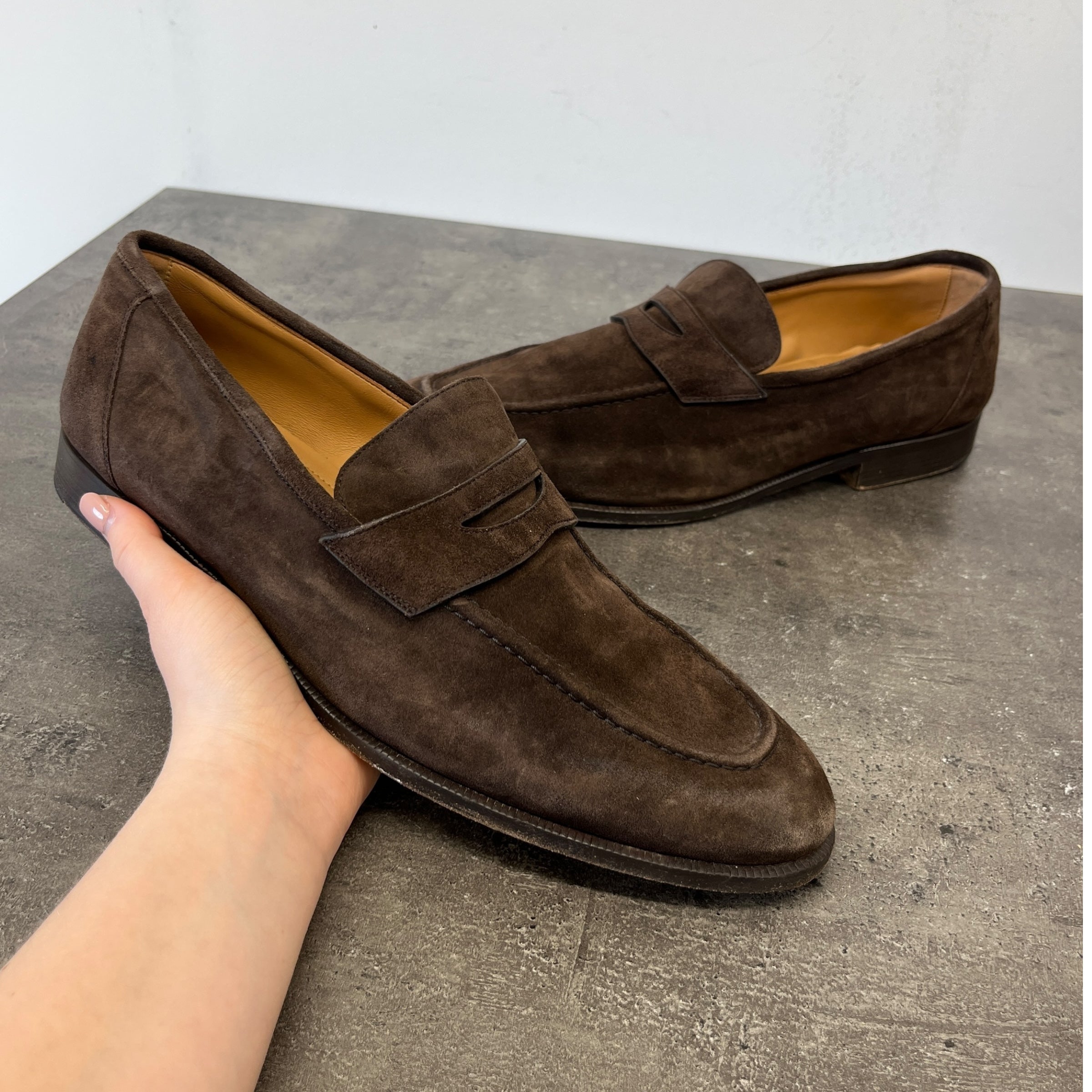 Men's Sergio Loafers Brown Size EU 44 / UK 10