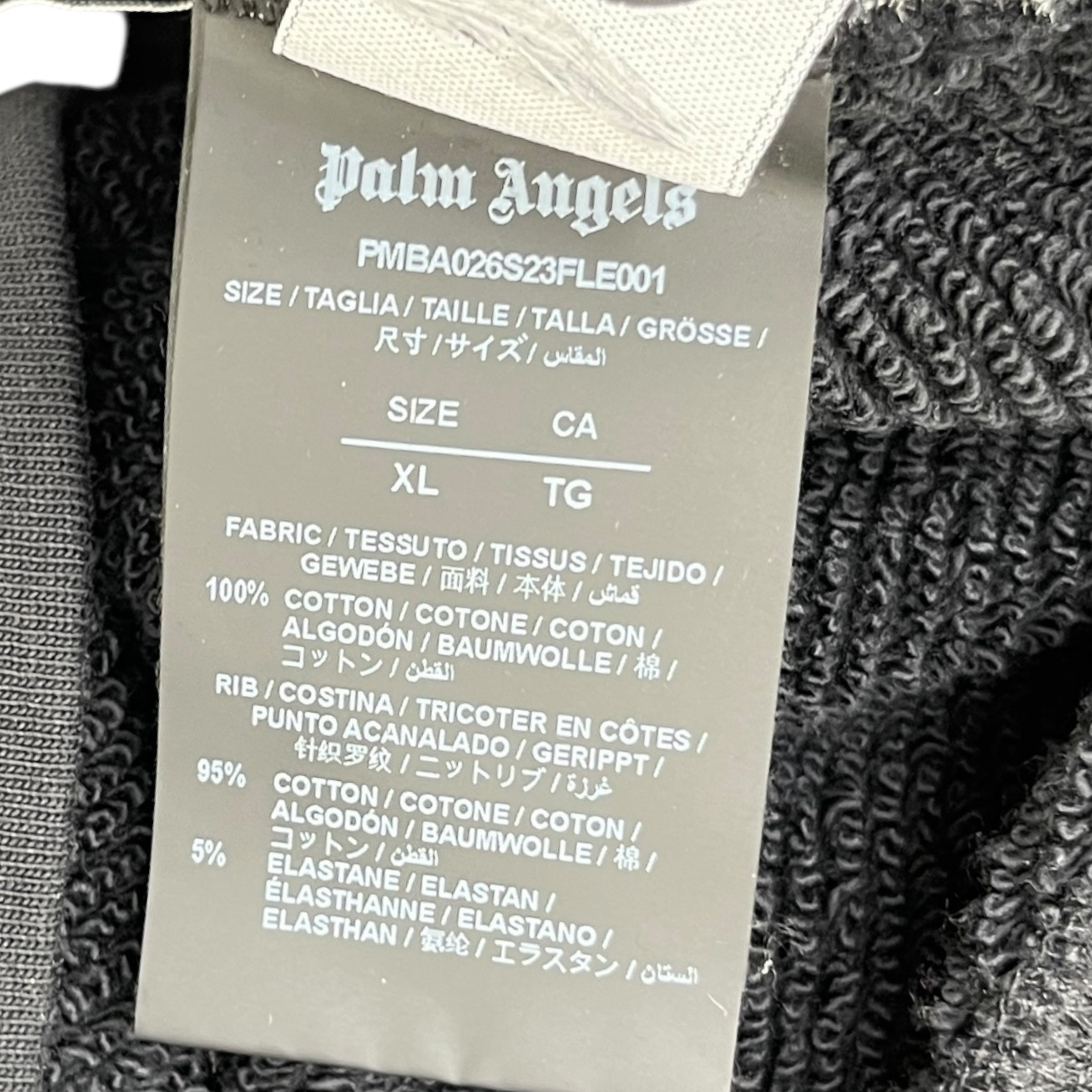 Men's Ski Club Logo Print Sweatshirt Black Size XL