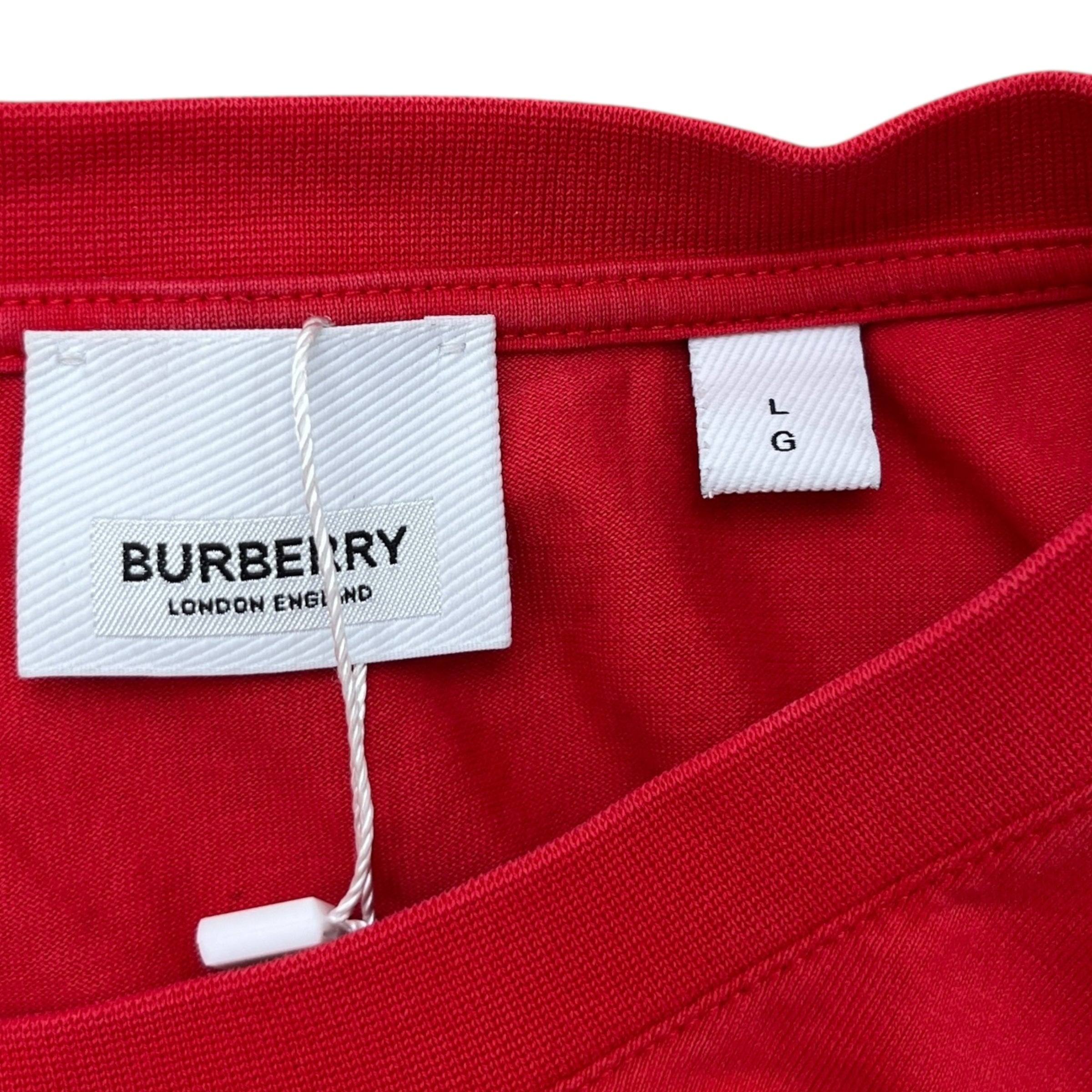 Men's Horseferry Logo Print T-Shirt Red Size L