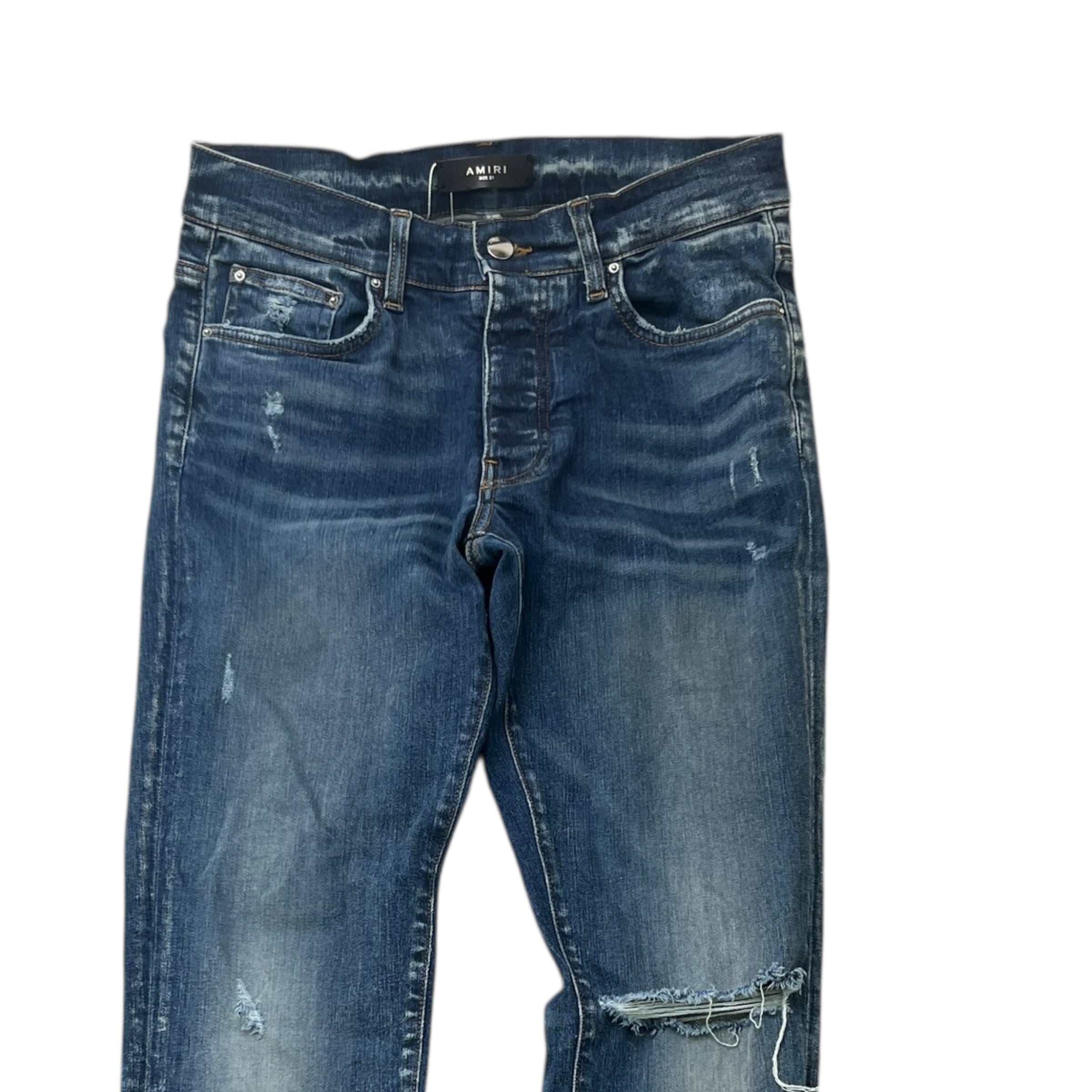 Men's Distressed Jeans Blue Size Waist 31"