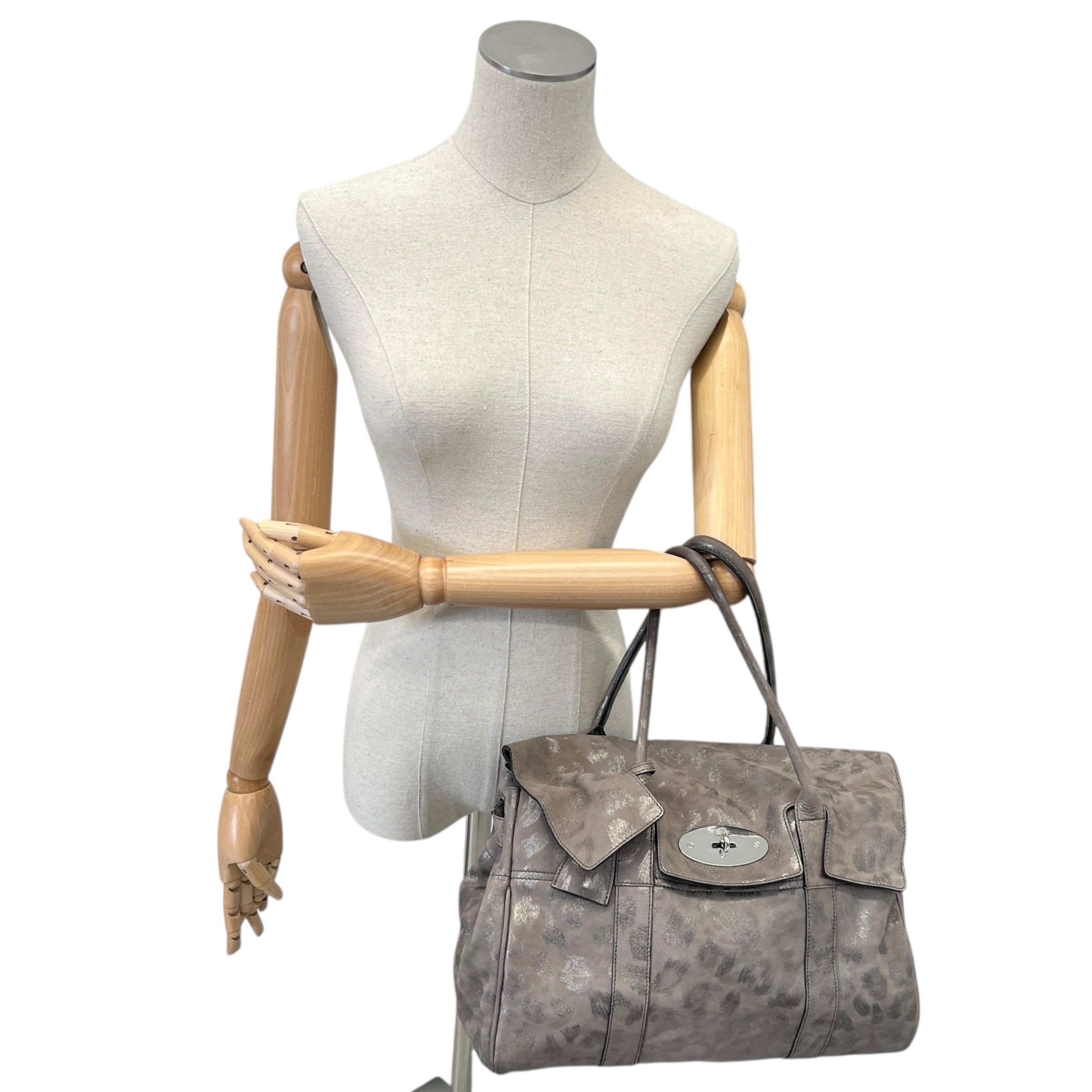 Women's Large Bayswater Handbag Grey