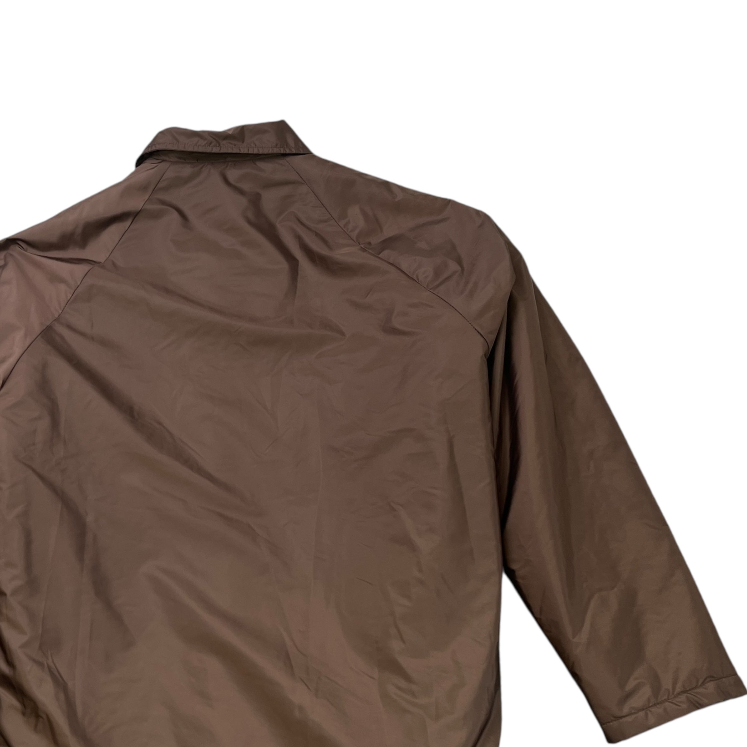 Women's Fleece Lined Re-Nylon Blouson Jacket Brown Size IT 42 / UK 10