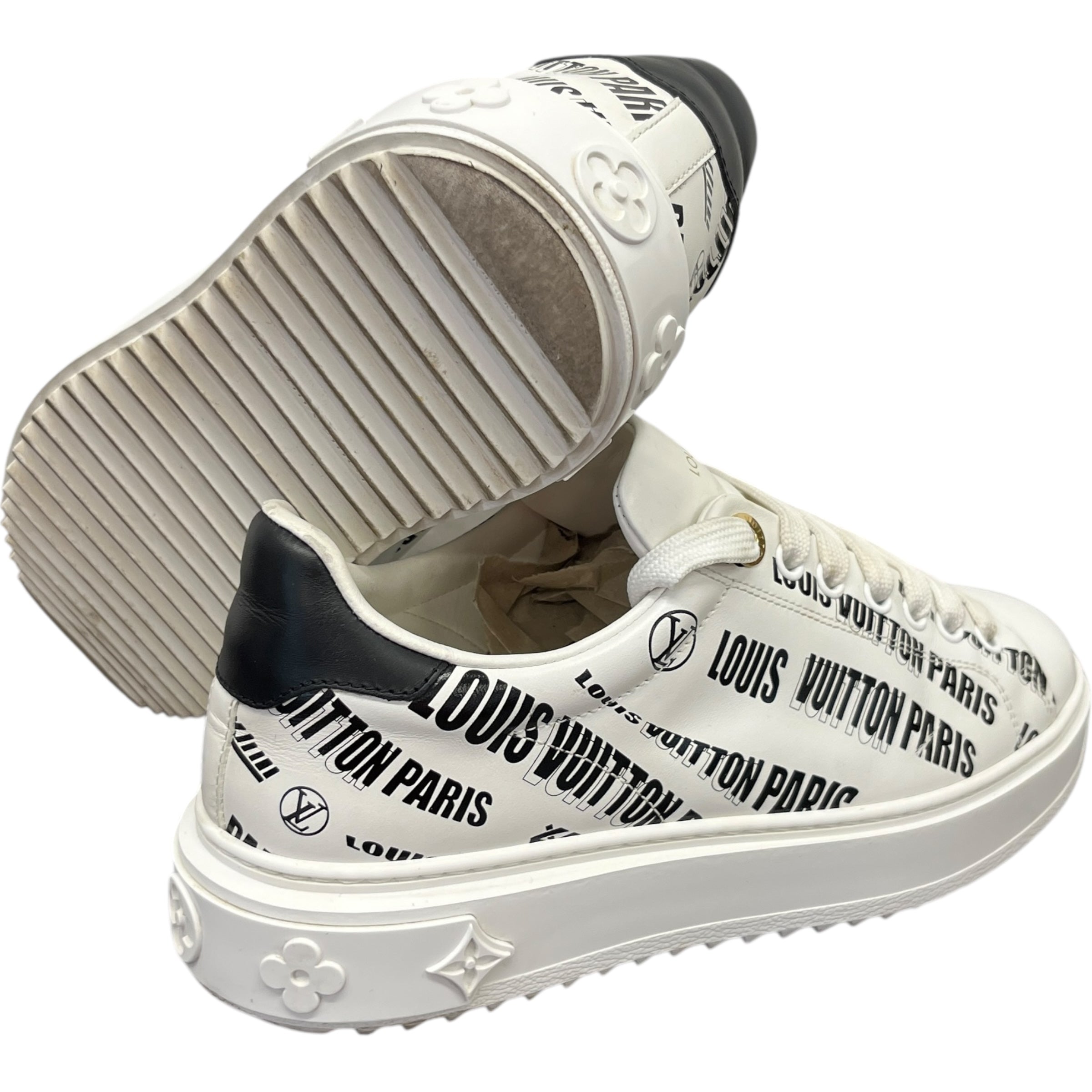 Women's Time Out Low Trainers White Size EU 37 / UK 4