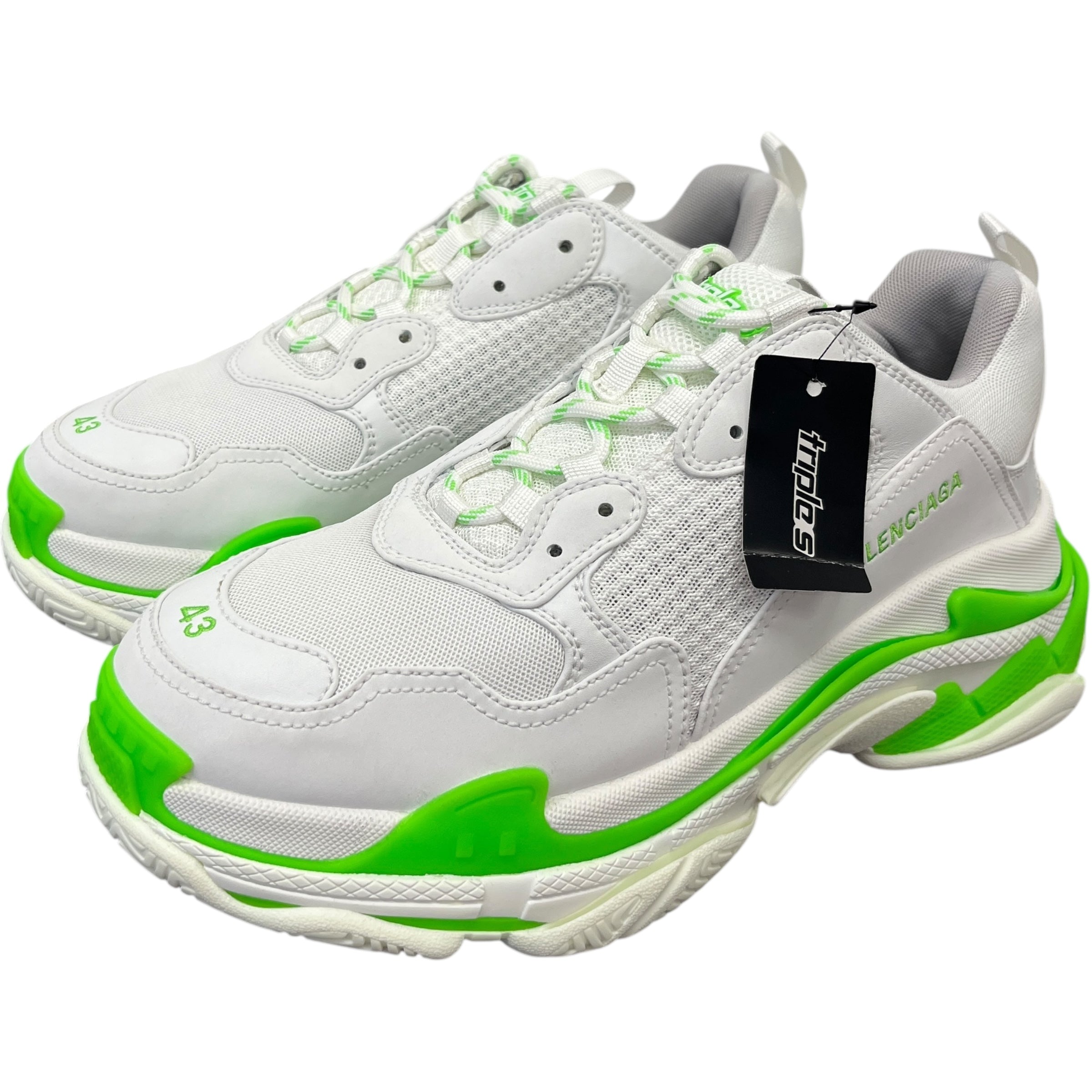 Men's Triple S Low Trainers White Size EU 43 / UK 9