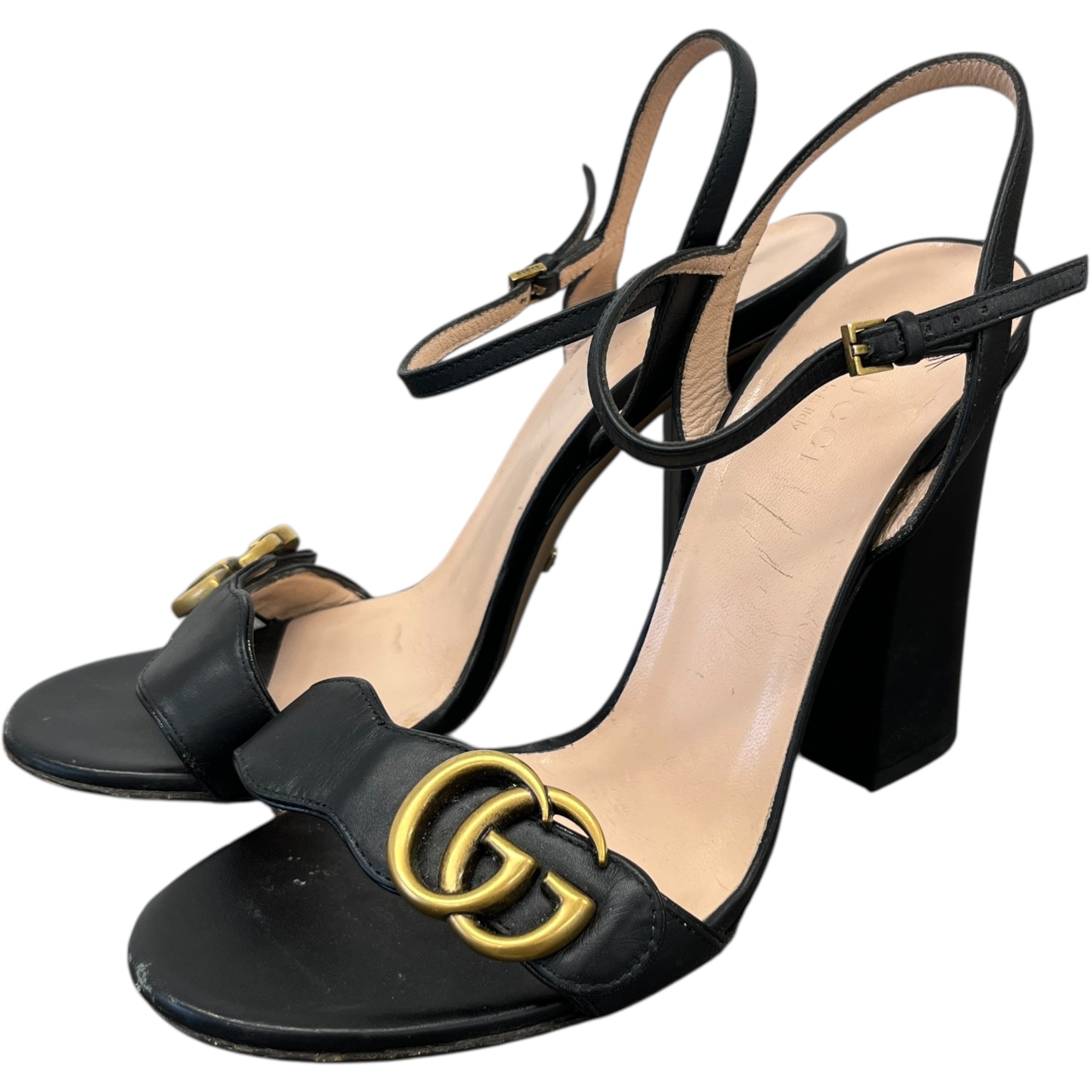 Women's Gg Marmont Heels Black Size EU 36.5 / UK 3.5