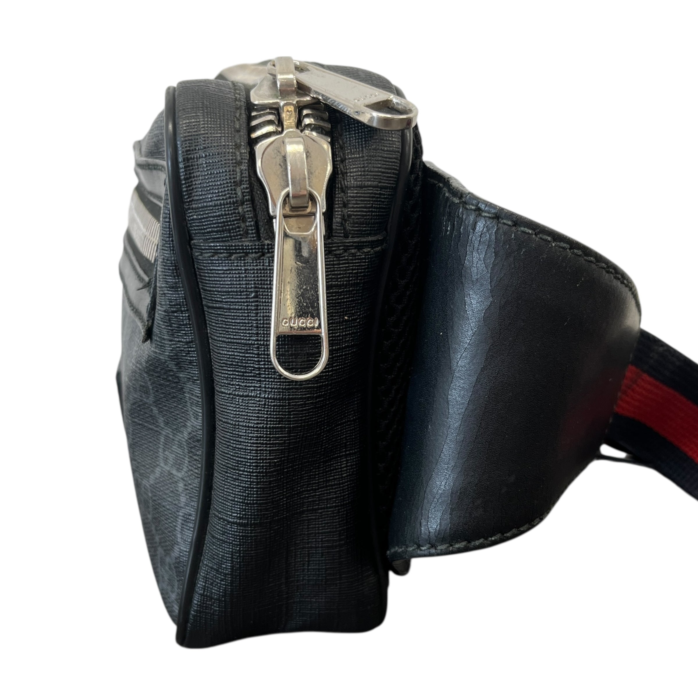 Men's Gg Supreme Belt Bag Black