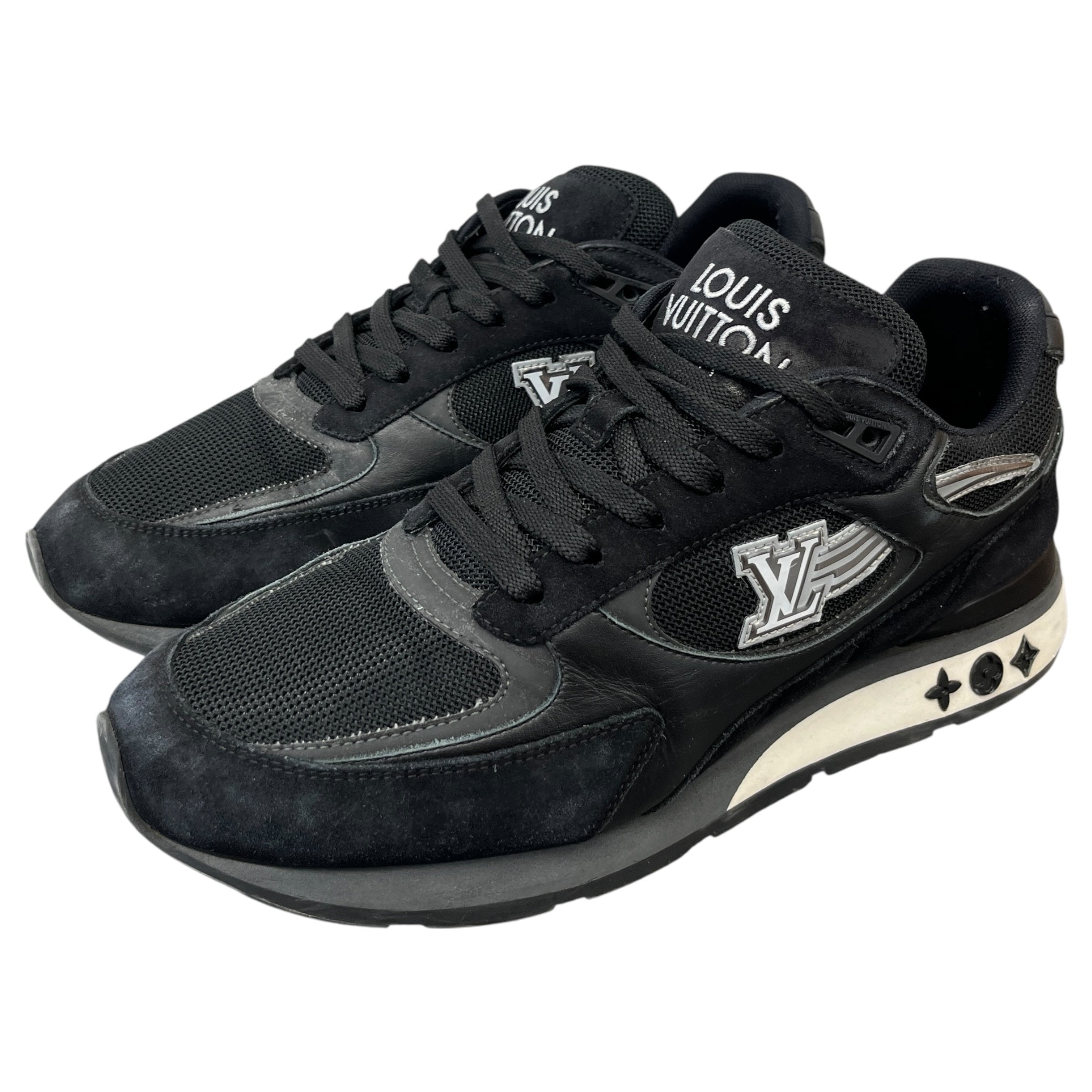 Men's Run Away Low Trainers Black Size EU 42.5 / UK 8.5