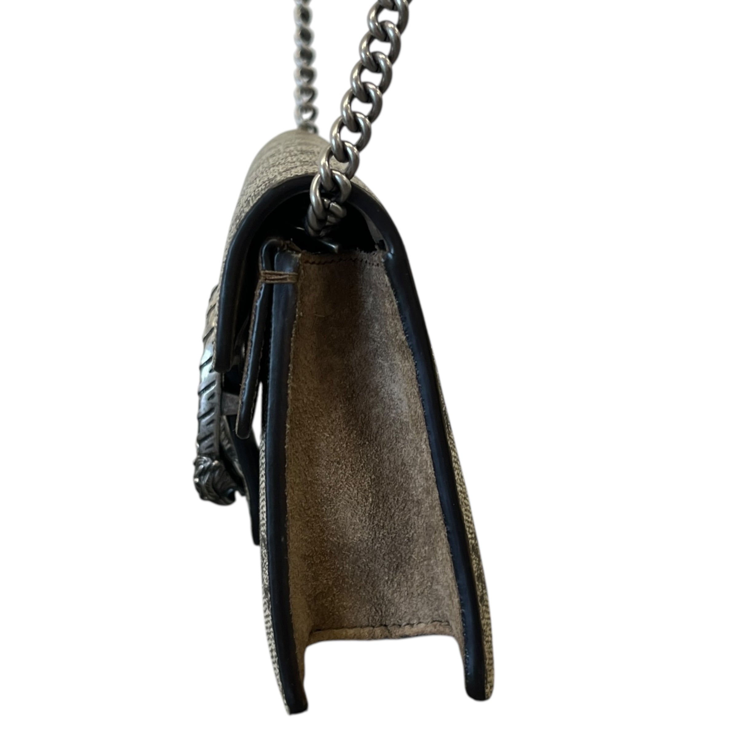 Women's Dionysus Gg Supreme Super Mini Handbag Beige