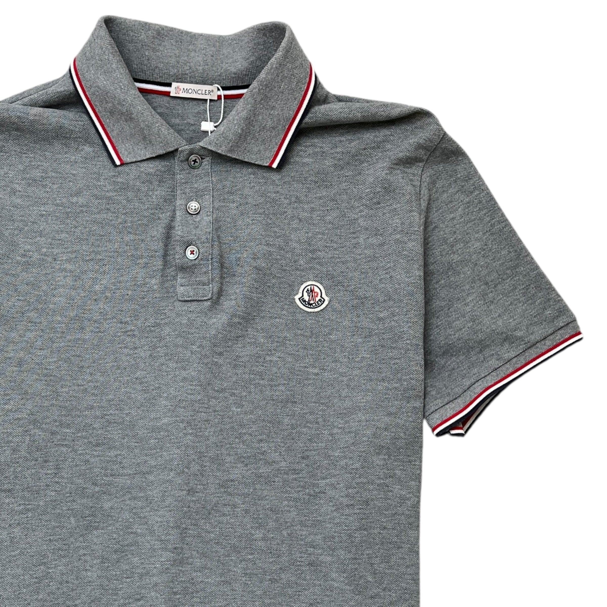 Men's Maglia Polo Shirt Grey Size XL