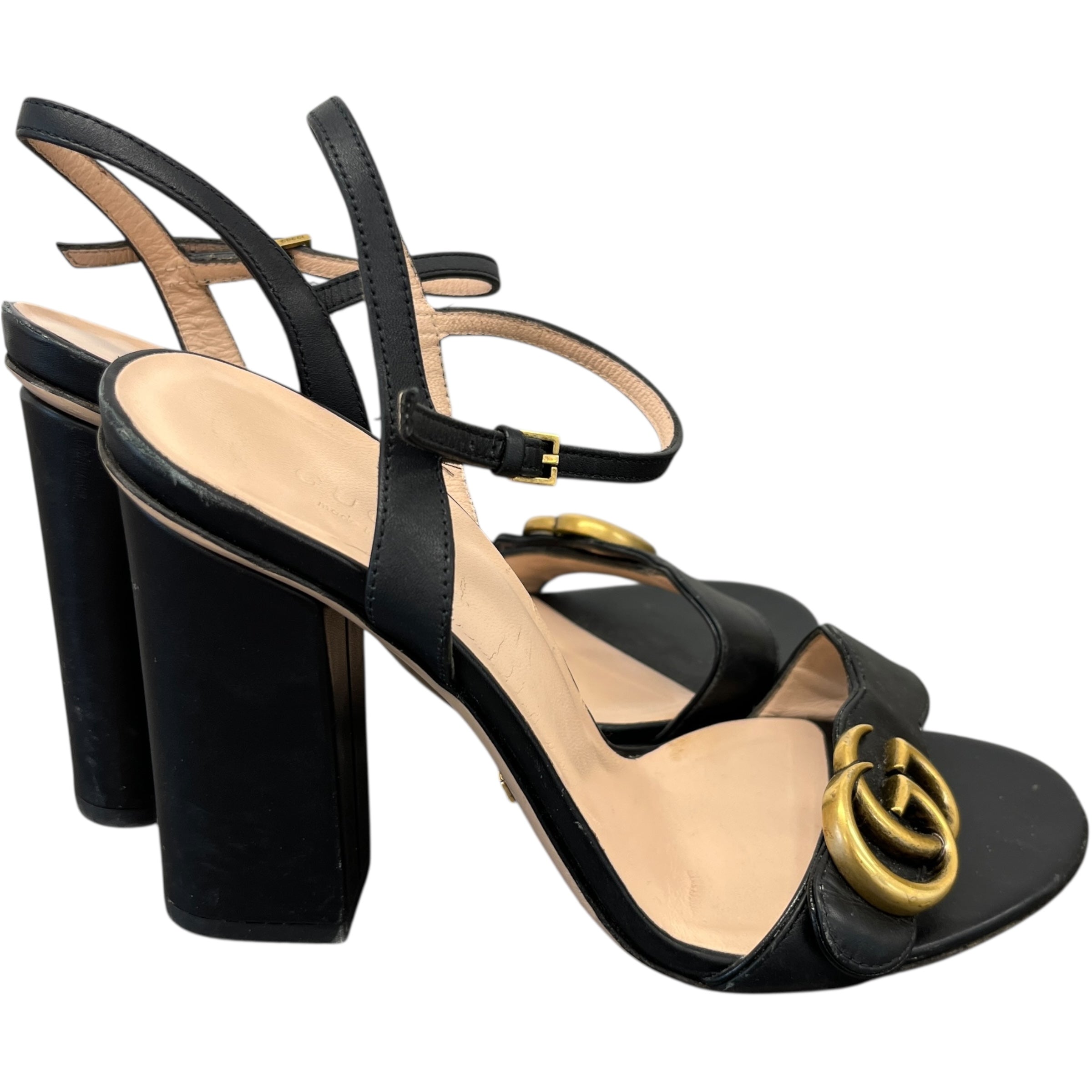 Women's Gg Marmont Heels Black Size EU 36.5 / UK 3.5