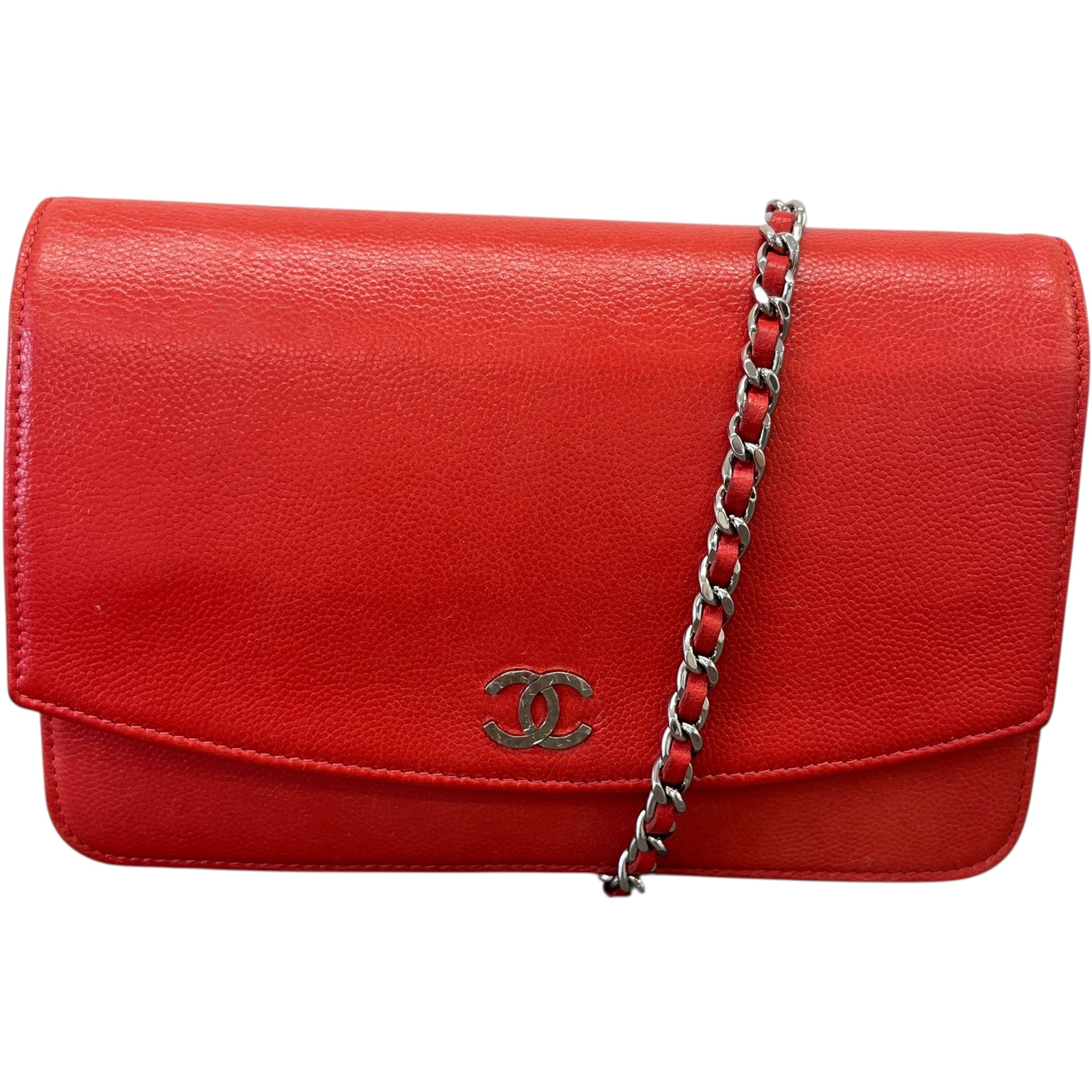Women's Wallet On Chain Woc Bag Red