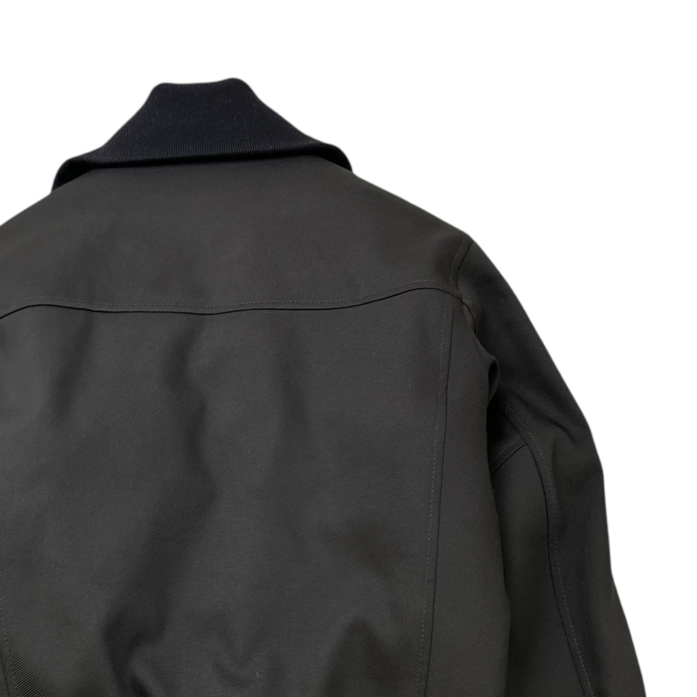 Men's Plaque Logo Bomber Jacket Black Size IT 46 / S