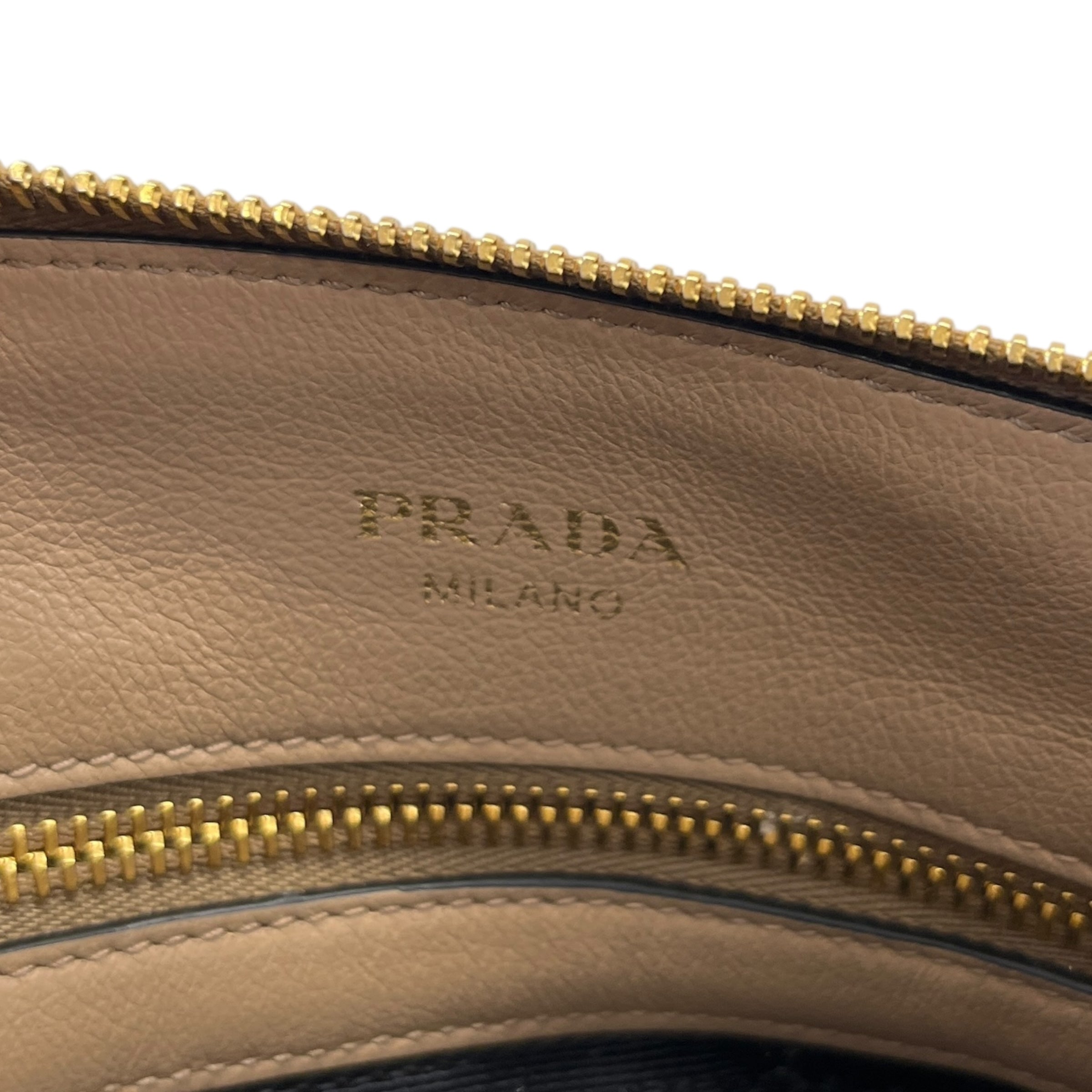 Women's Logo Embossed Handbag Nude