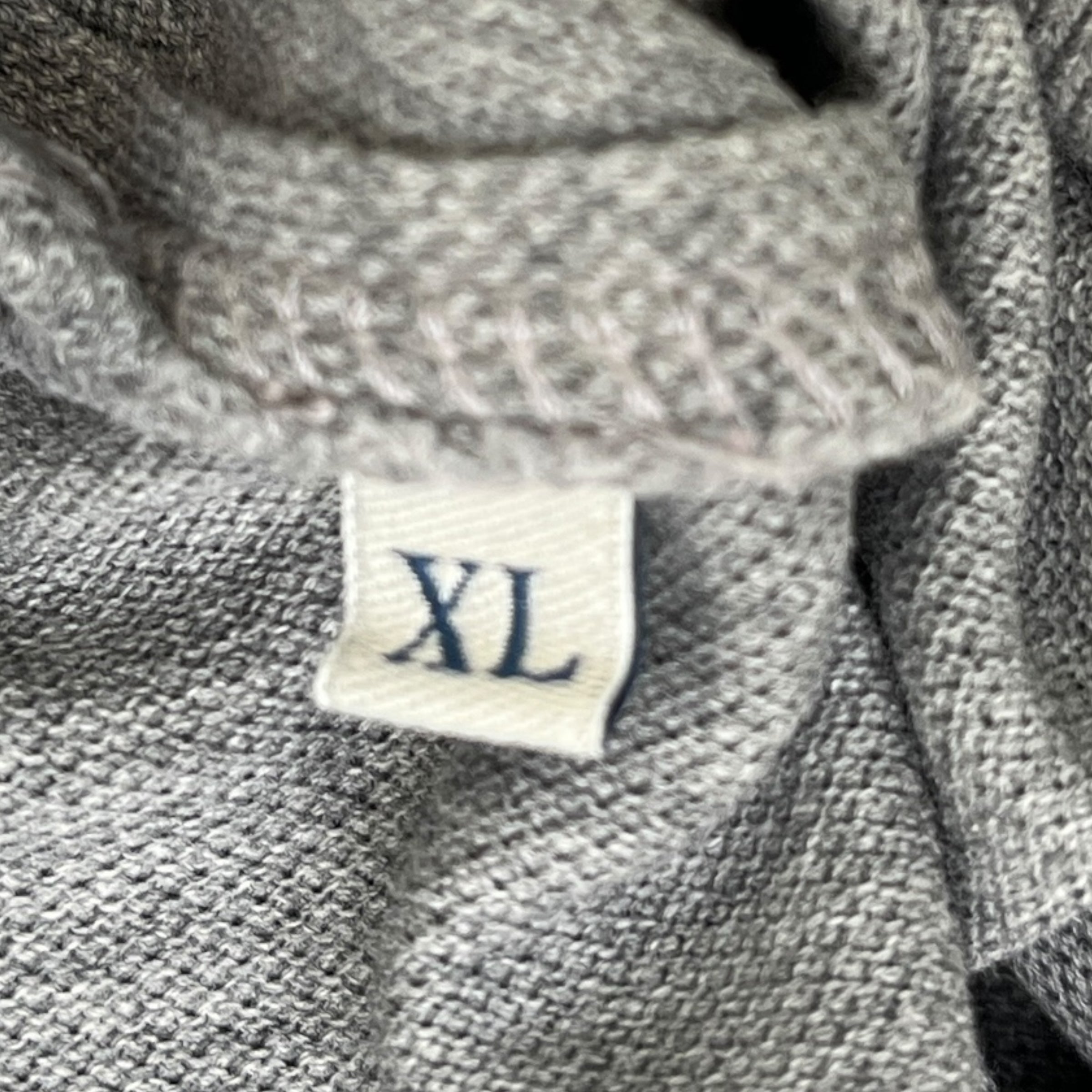 Men's Maglia Polo Shirt Grey Size XL