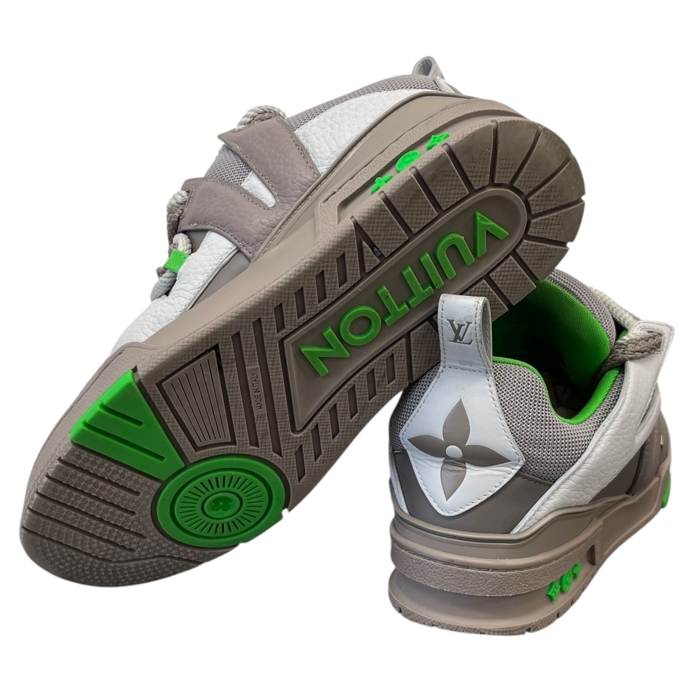 Men's Lv Skate Low Trainers Grey Size EU 41.5 / UK 7.5