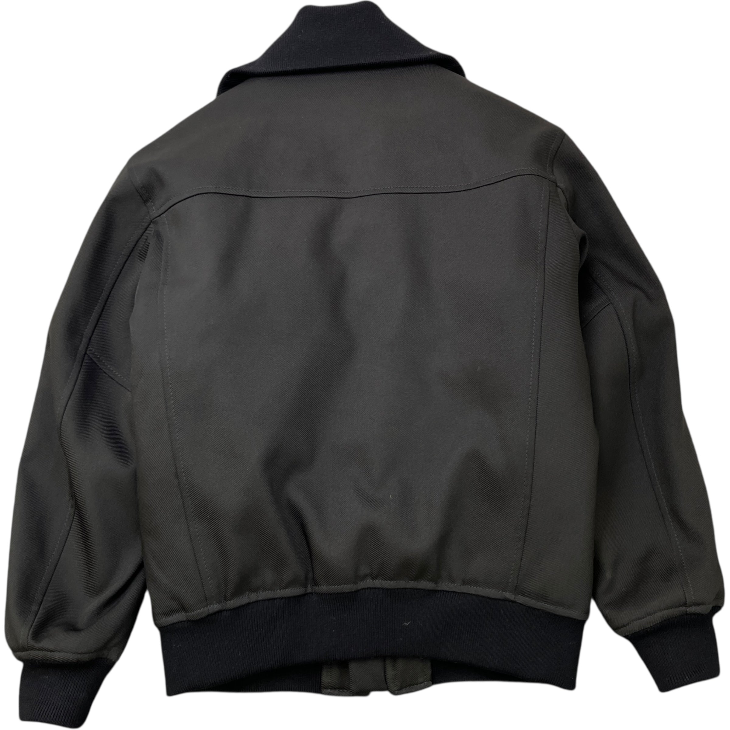 Men's Plaque Logo Bomber Jacket Black Size IT 46 / S