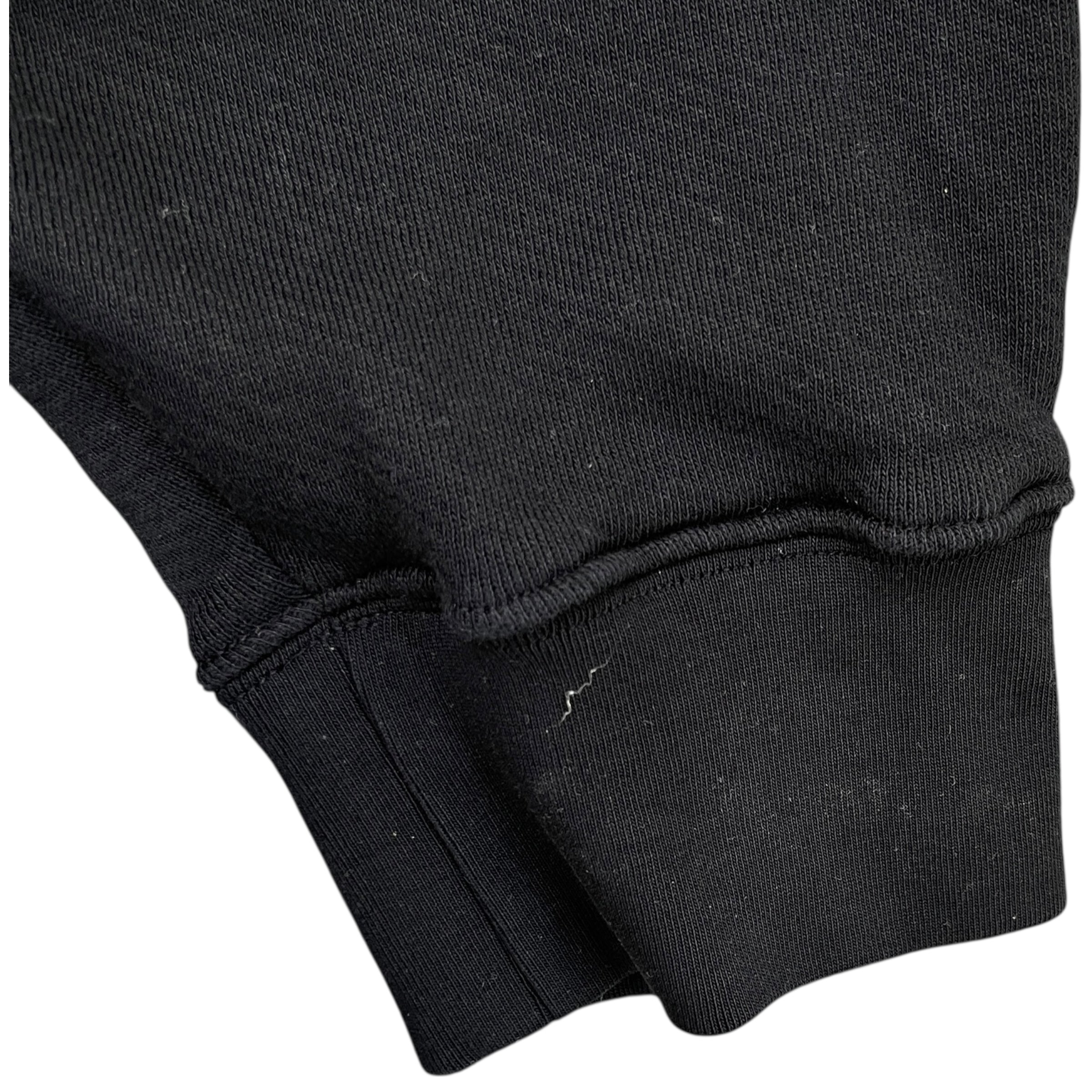 Men's Ski Club Logo Print Sweatshirt Black Size XL