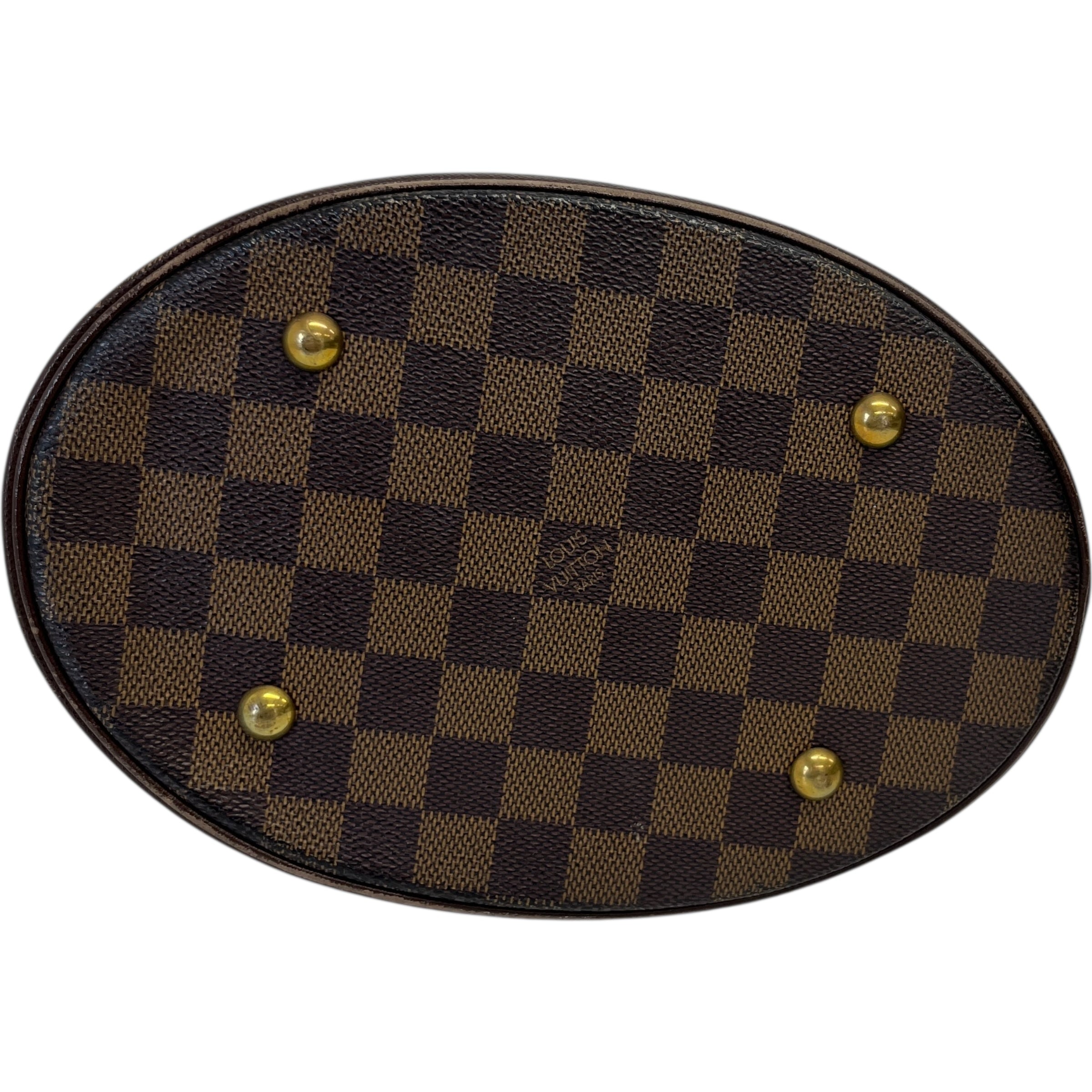 Women's Damier Ebene Marais Bucket Pm Handbag Brown