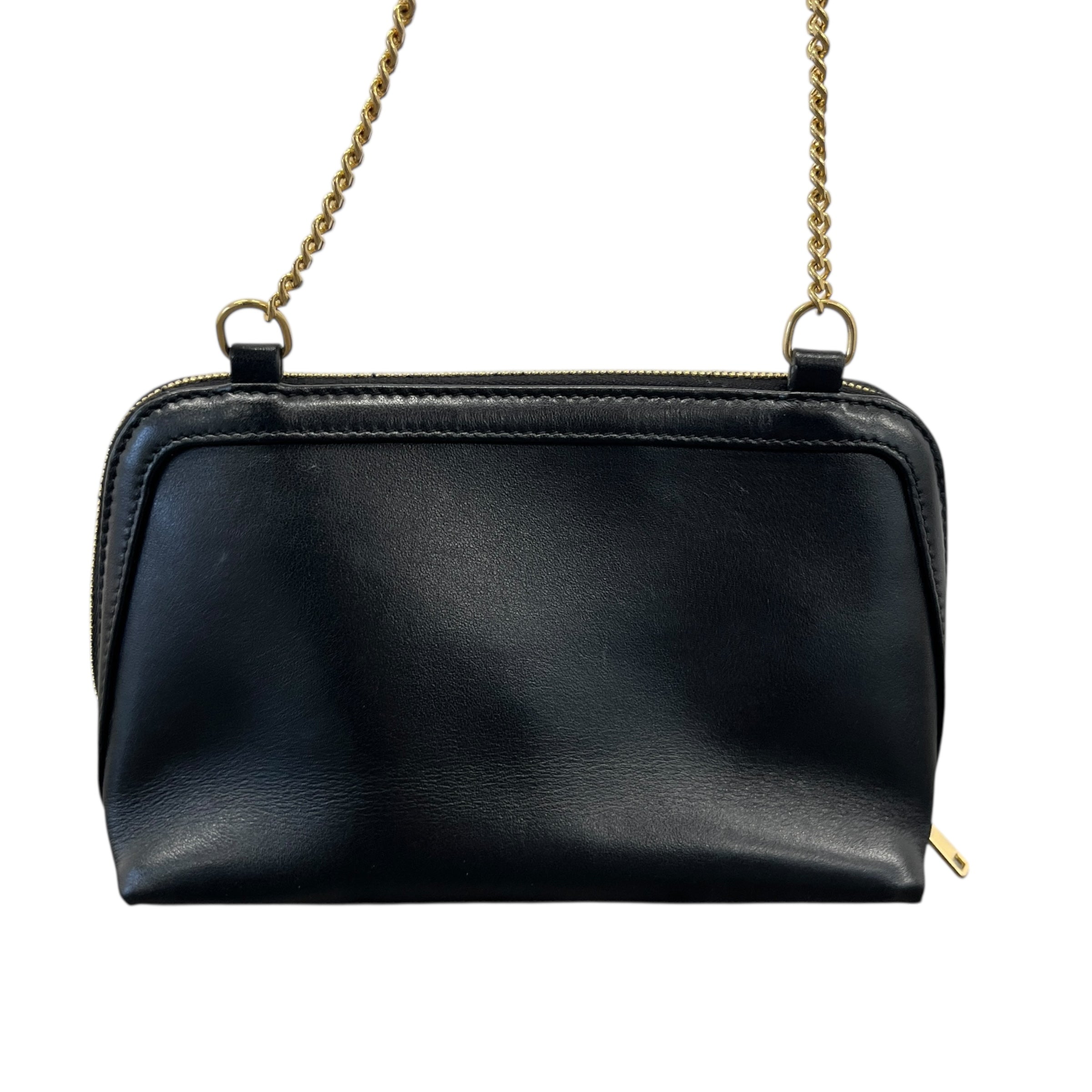 Women's Triomphe Clutch On Chain Bag Black