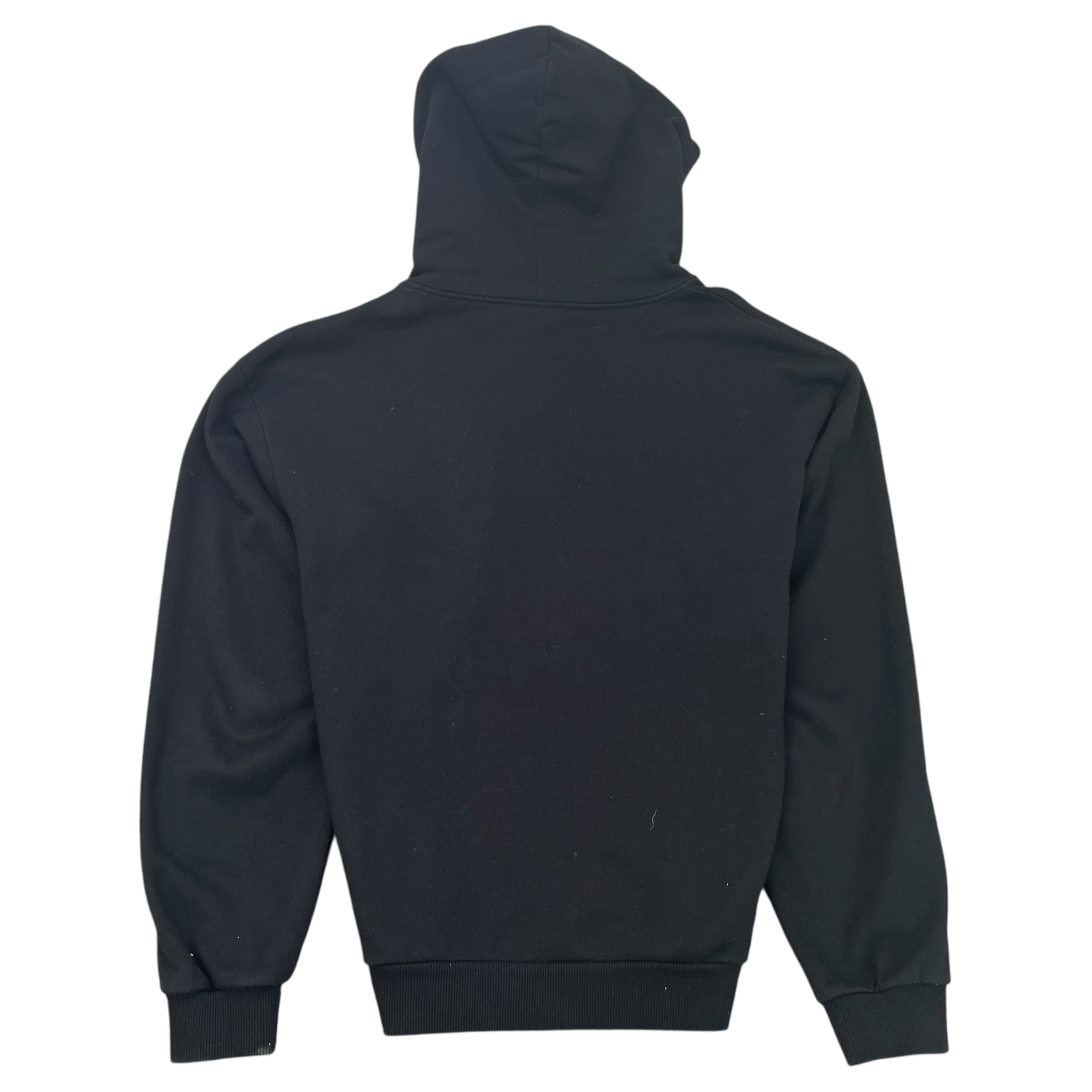 Men's Logo Print Hoodie Black Size L