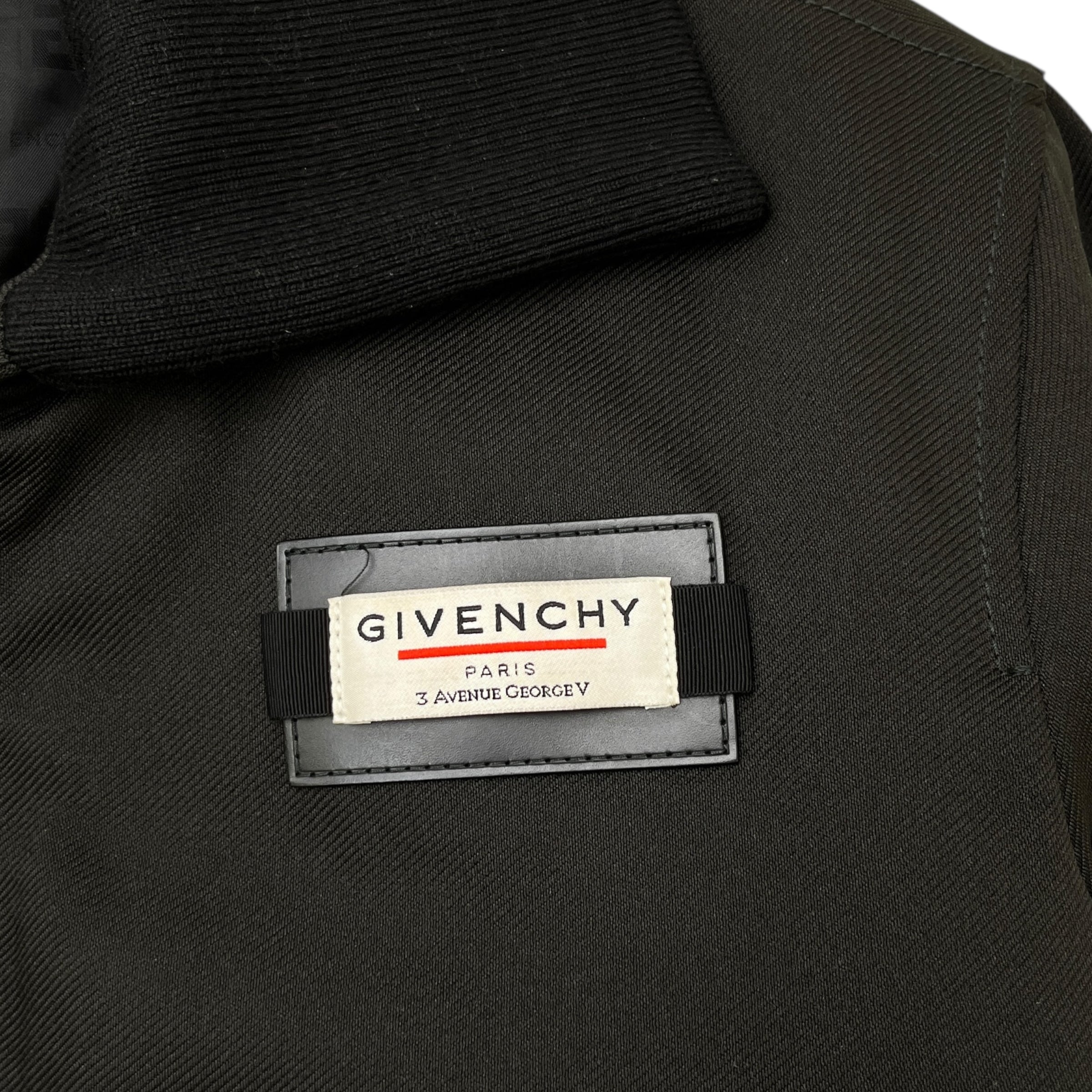 Men's Plaque Logo Bomber Jacket Black Size IT 46 / S