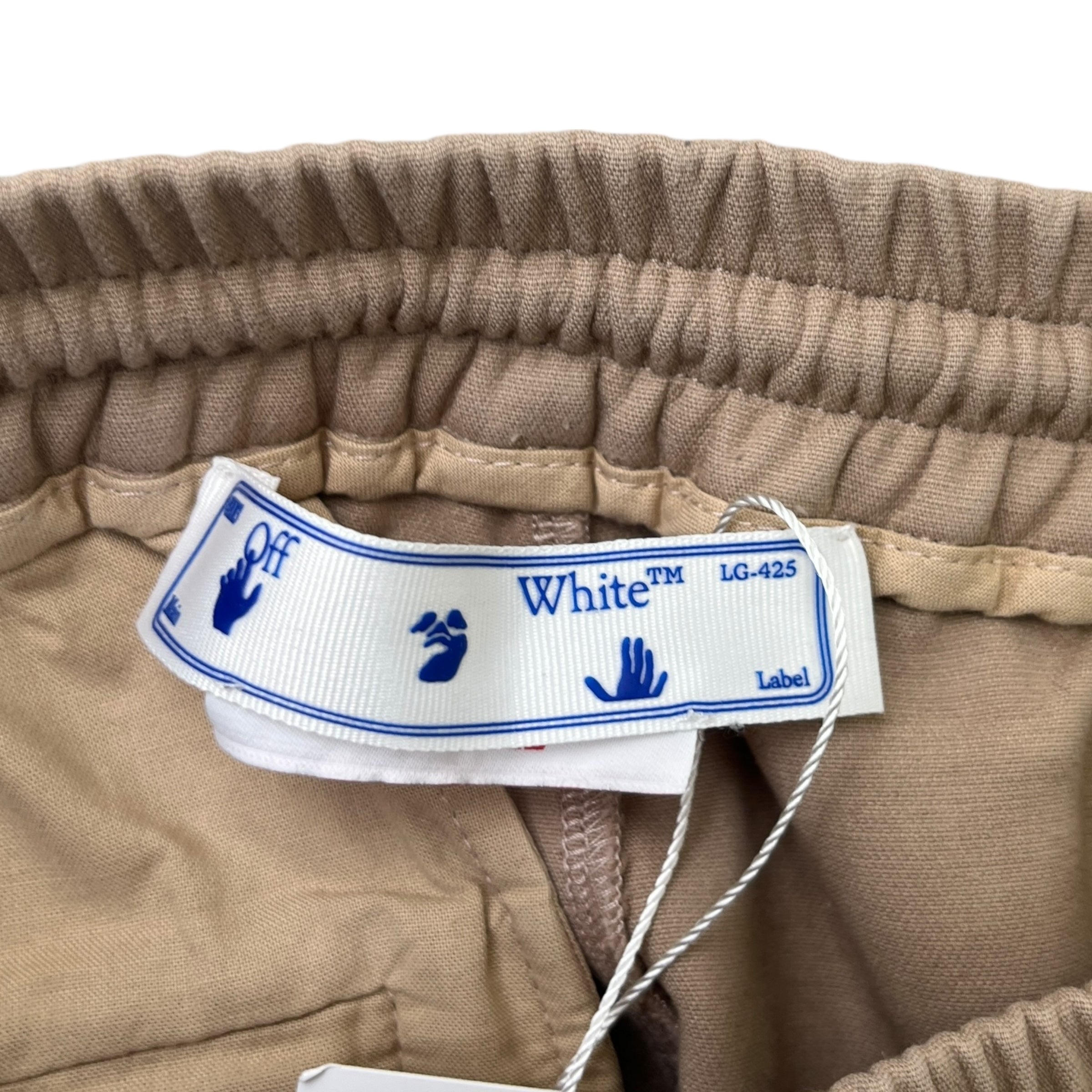 Men's Arrow Logo Shorts Beige Size S