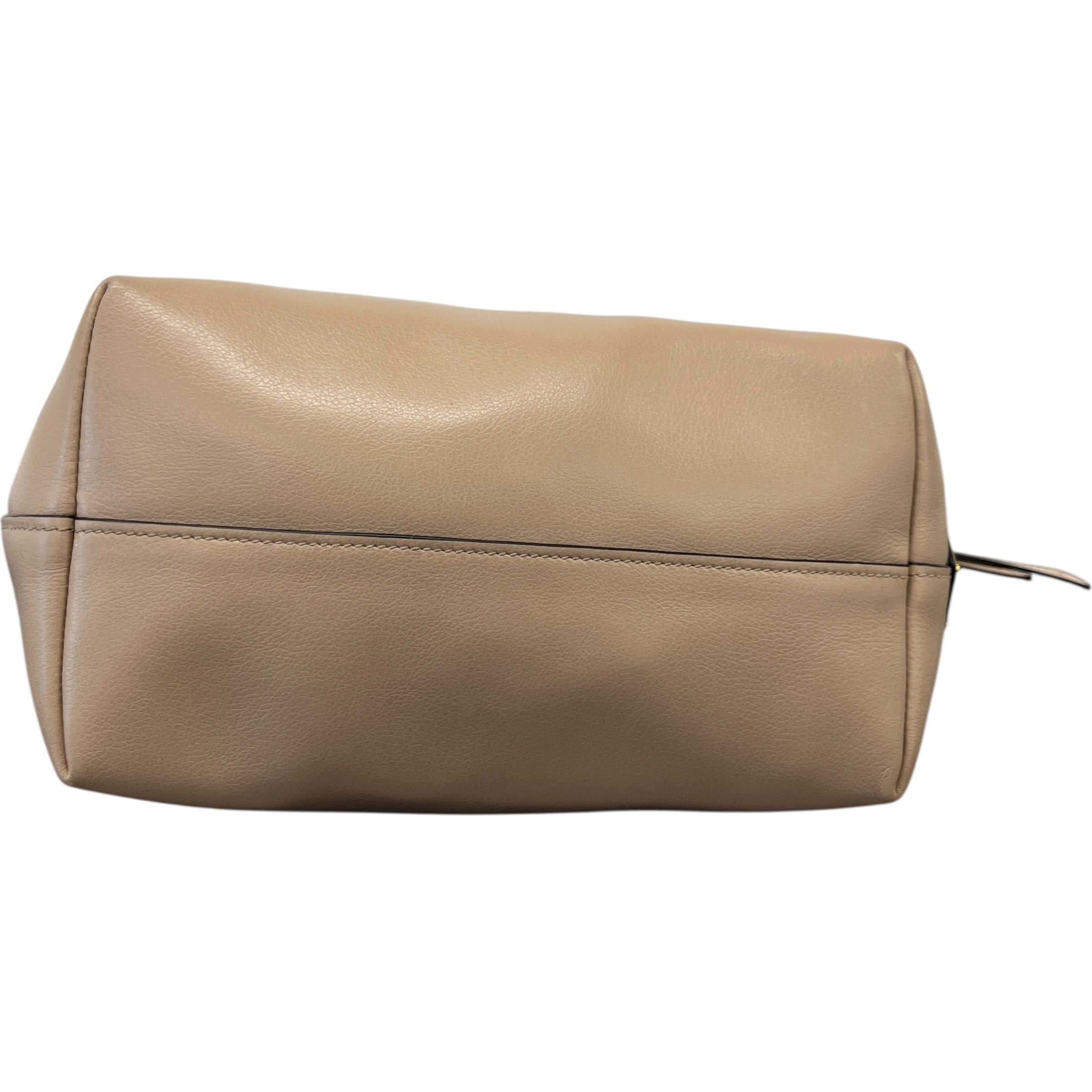 Women's Logo Embossed Handbag Nude