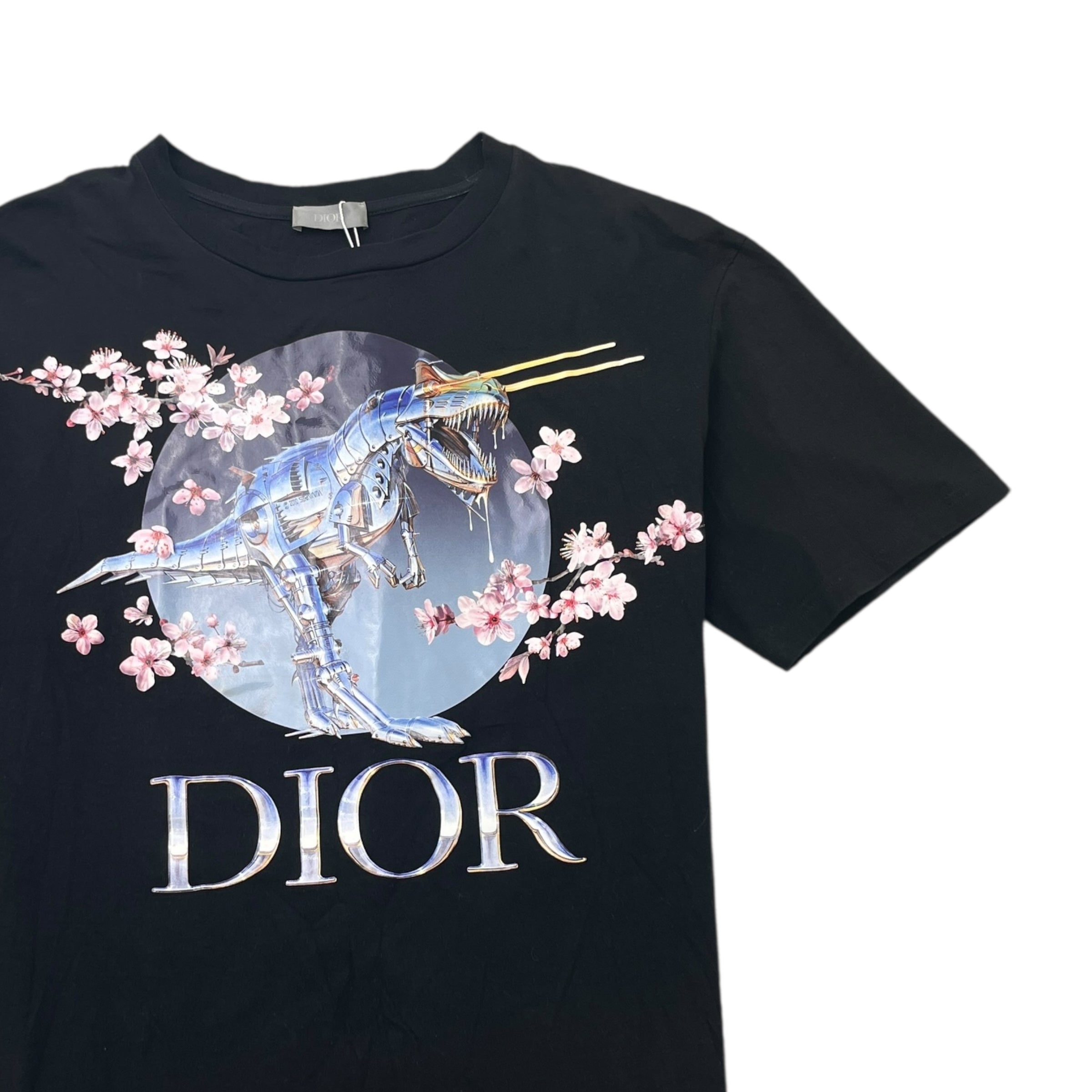 Men's X Sorayama T-Rex T-Shirt Black Size S