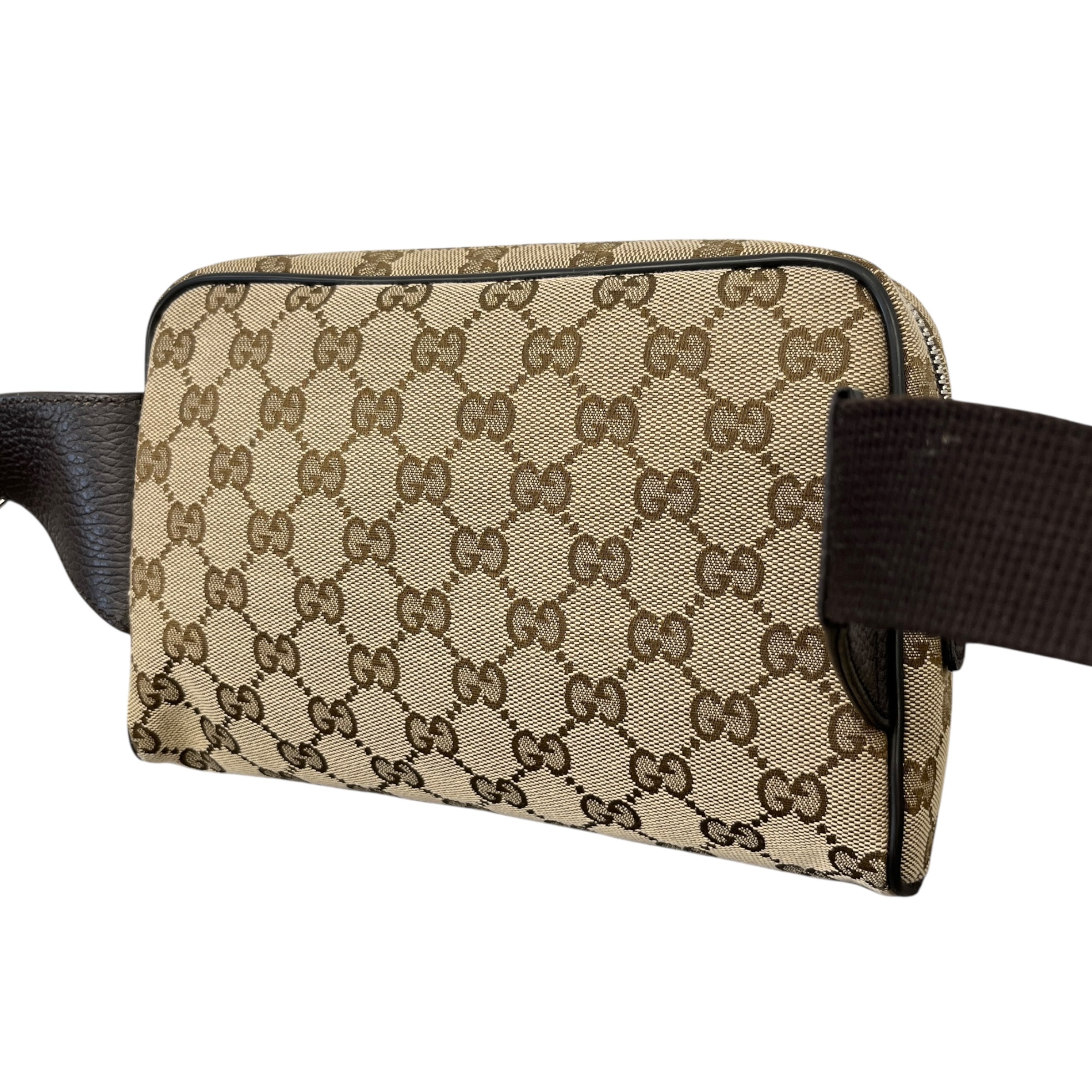 Men's Gg Supreme Belt Bag Beige