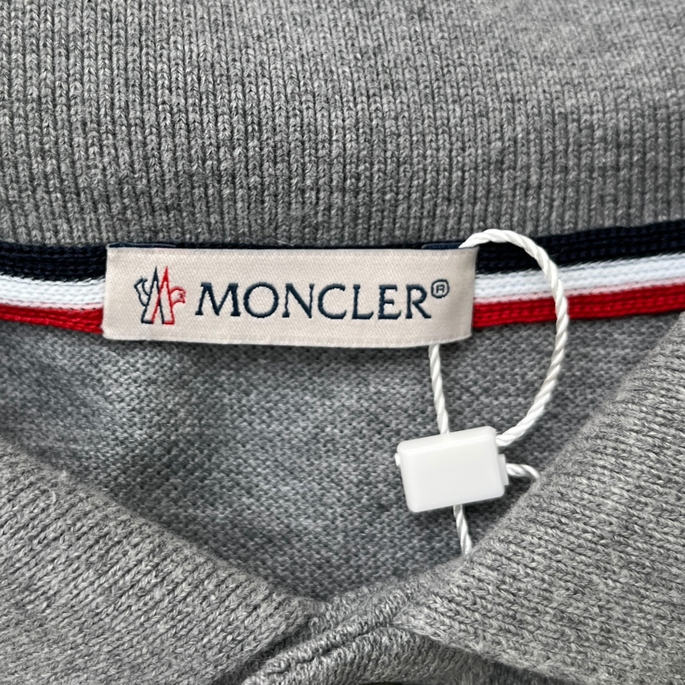 Men's Maglia Polo Shirt Grey Size XL