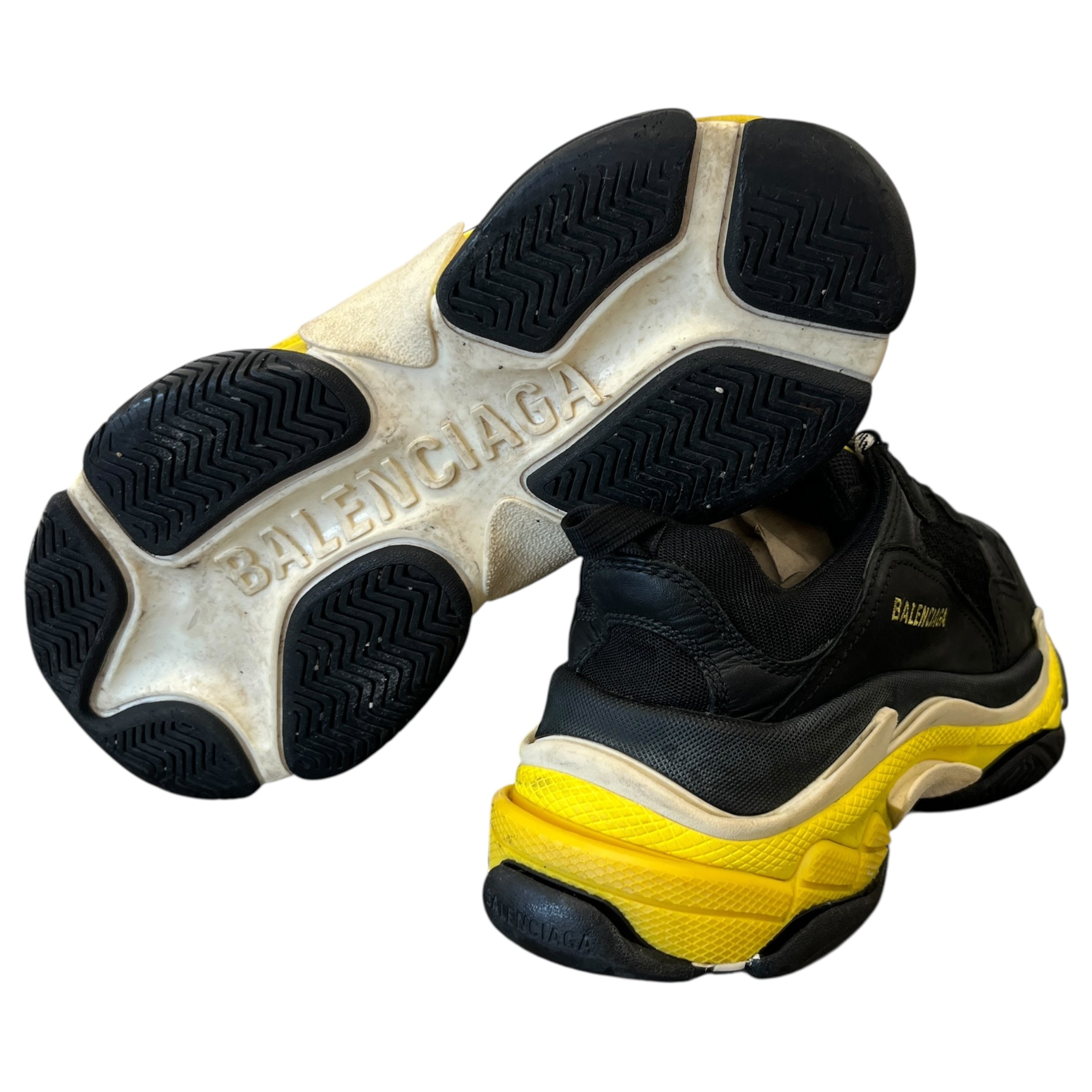 Men's Triple S Low Trainers Black Size EU 40 / UK 6