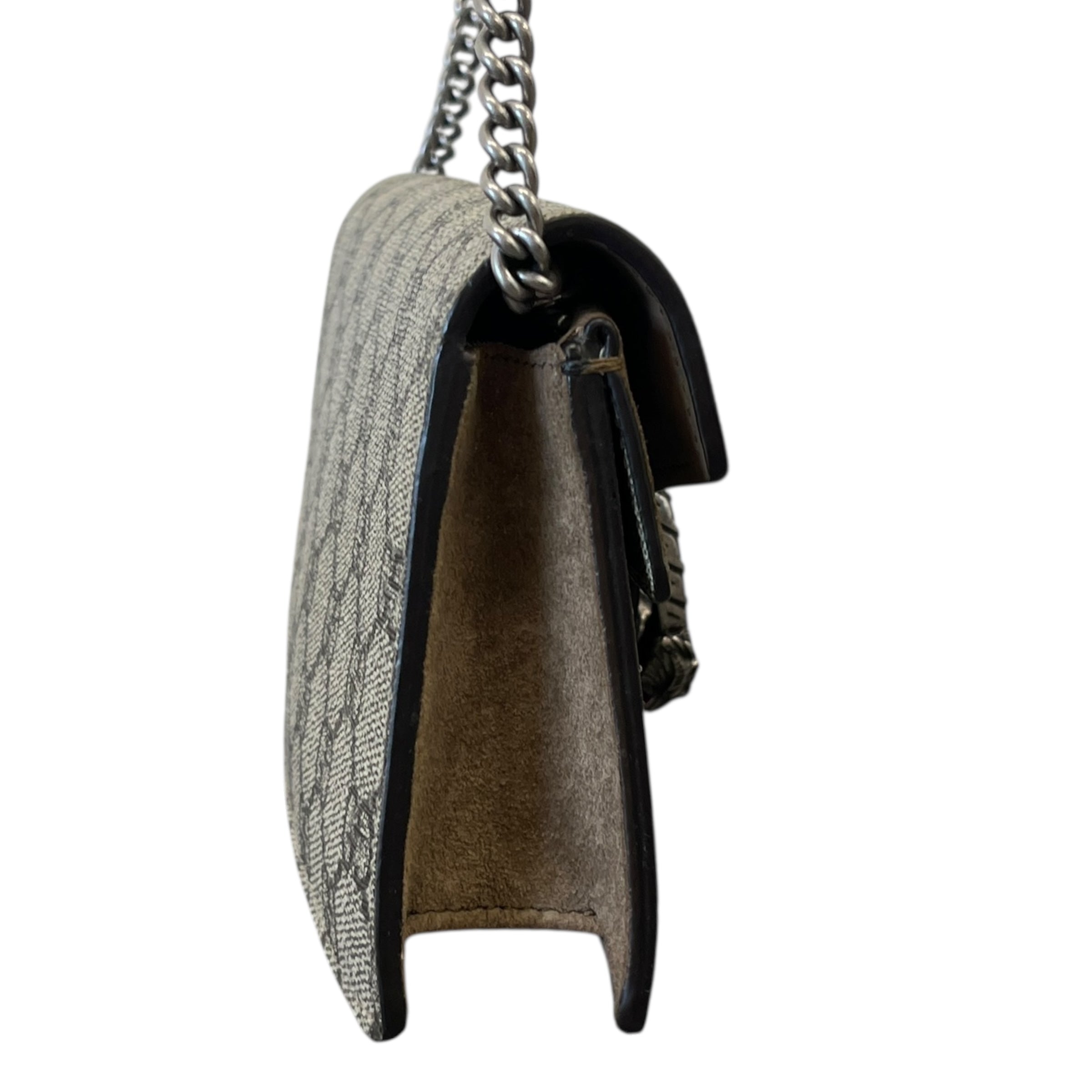 Women's Dionysus Gg Supreme Super Mini Handbag Beige