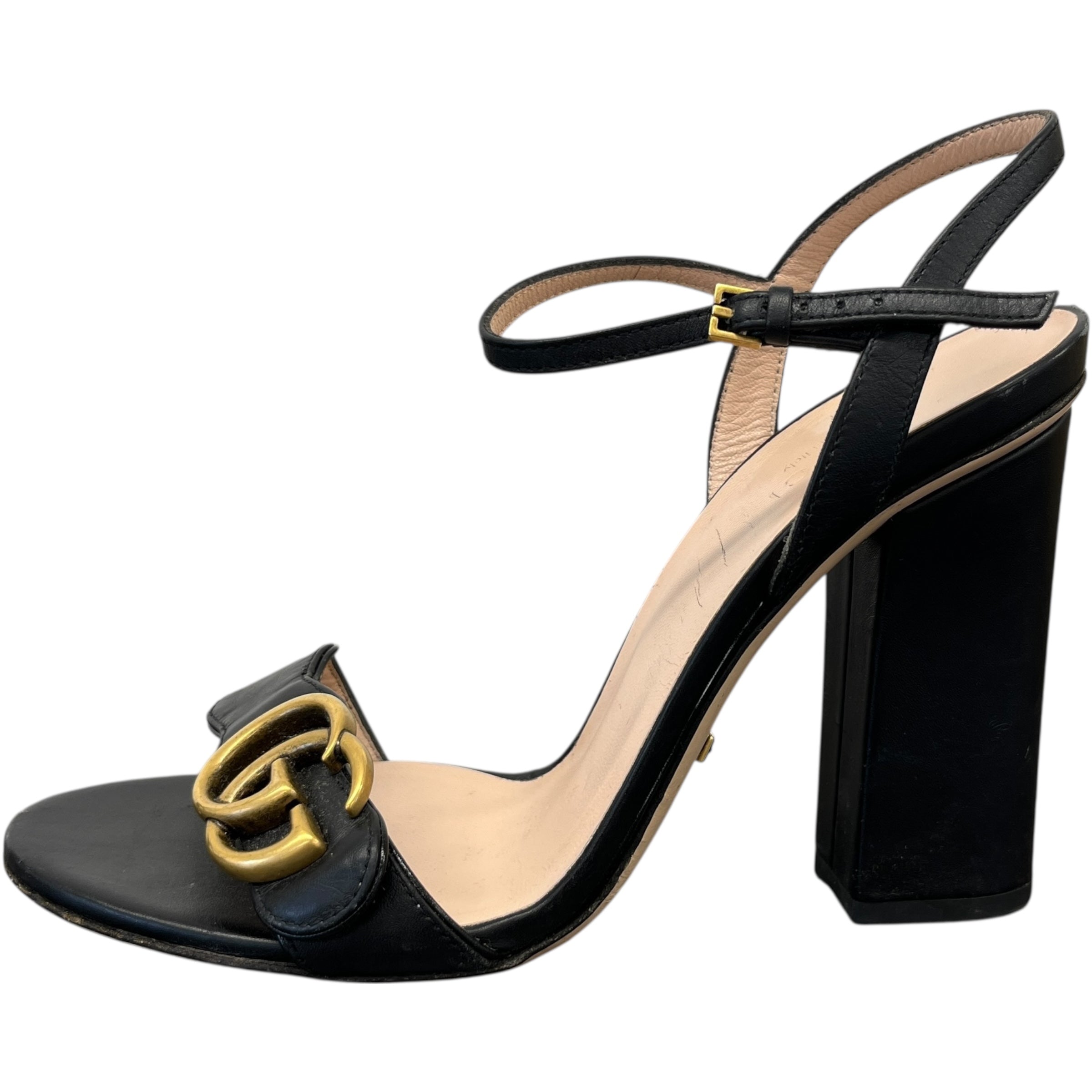 Women's Gg Marmont Heels Black Size EU 36.5 / UK 3.5