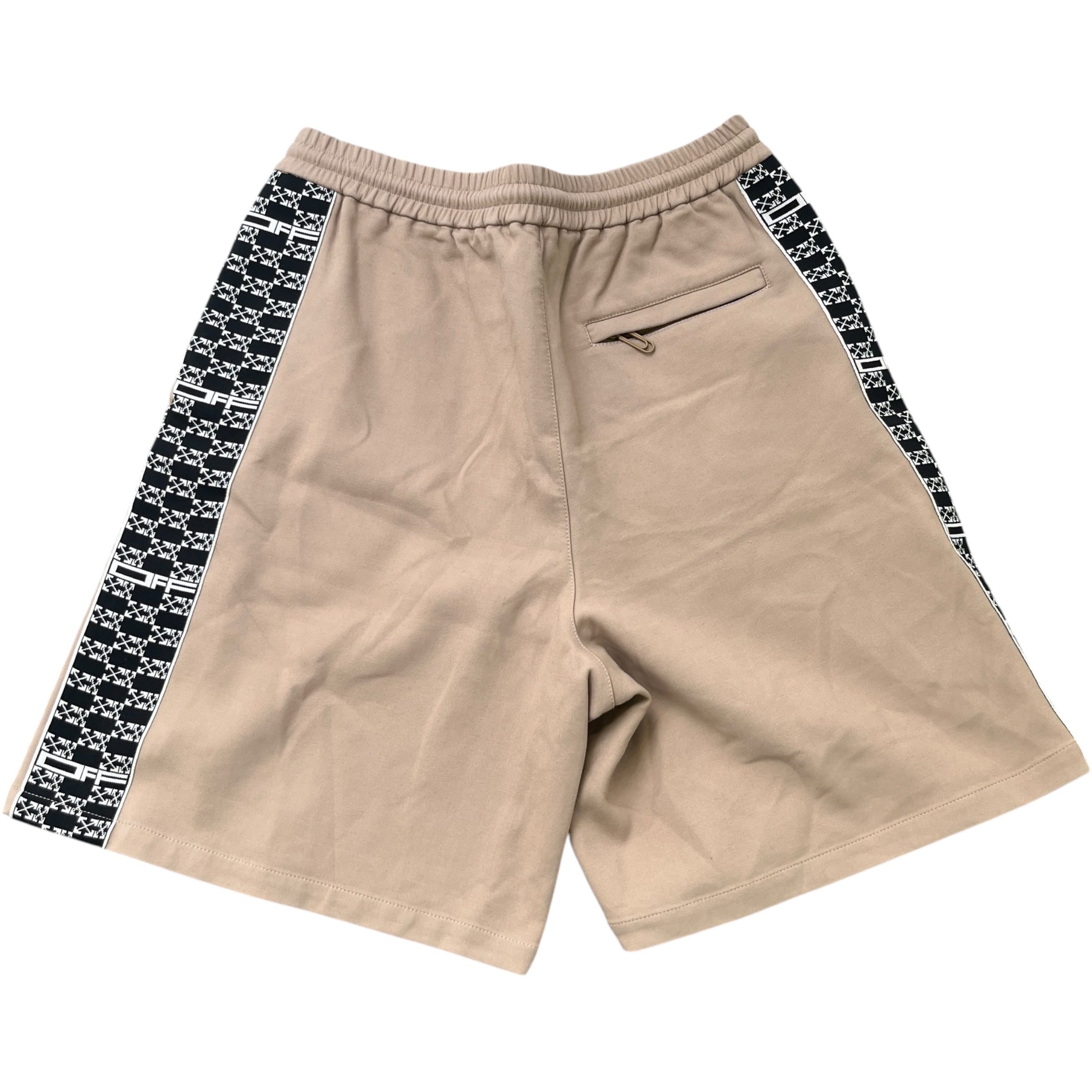 Men's Arrow Logo Shorts Beige Size S