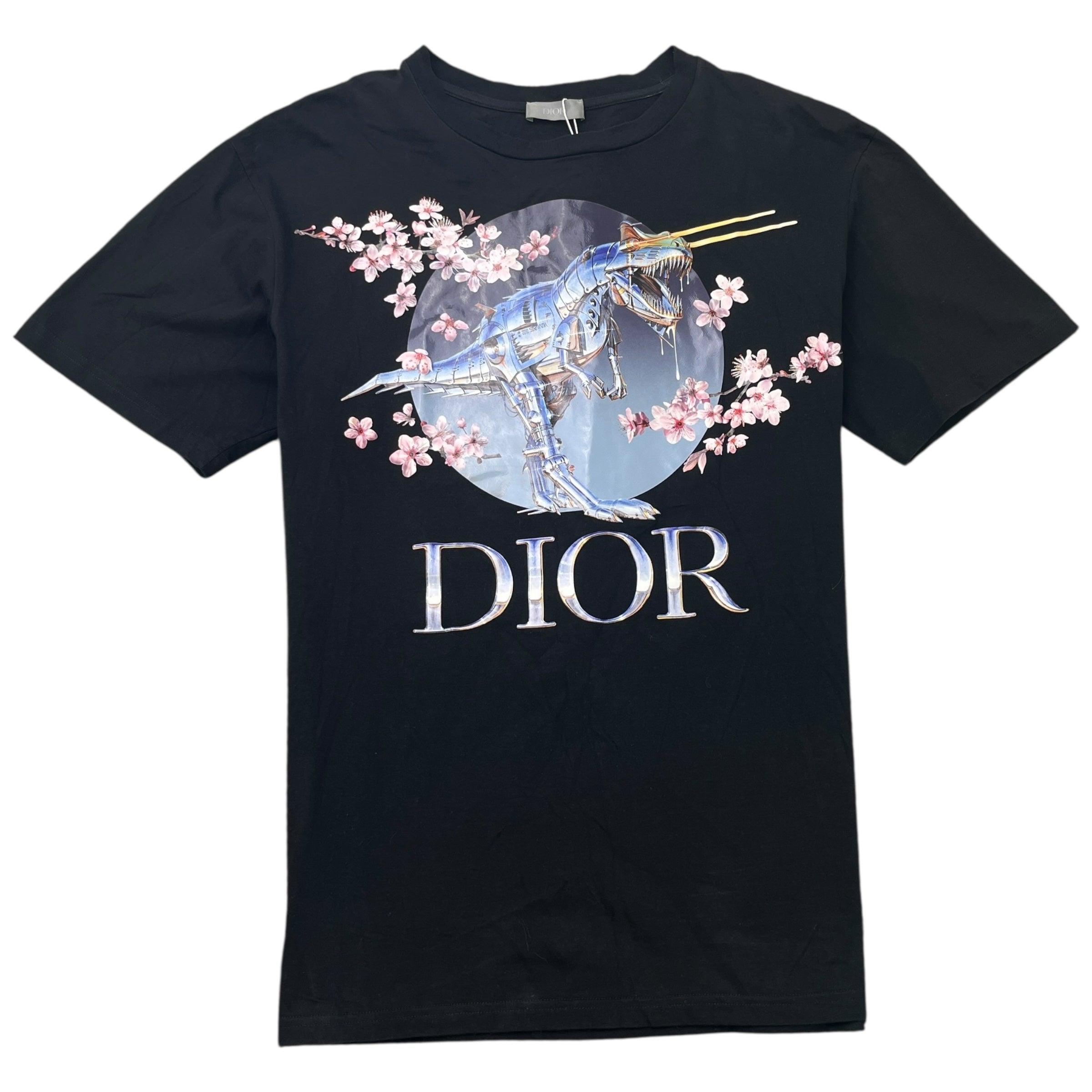 Men's X Sorayama T-Rex T-Shirt Black Size S