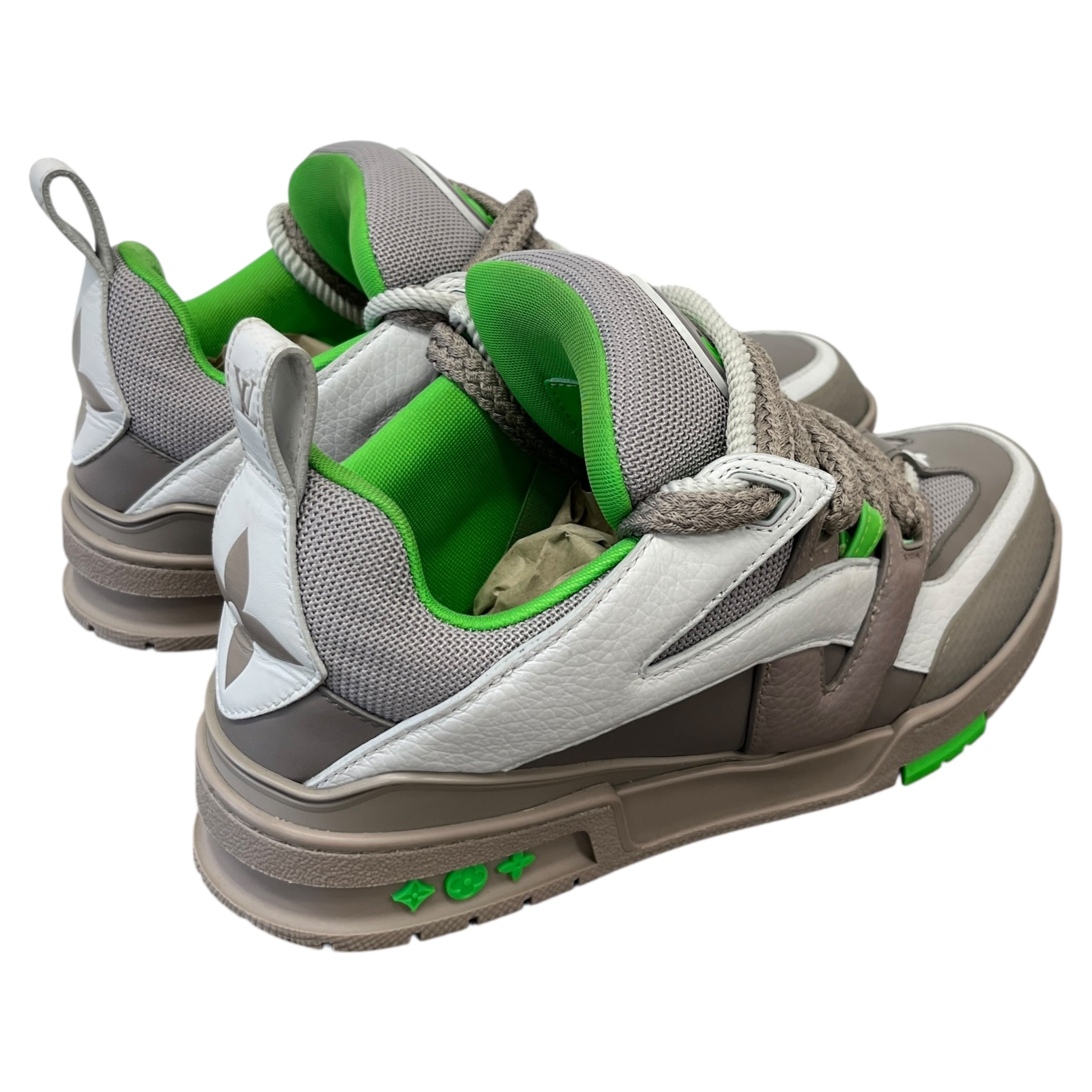 Men's Lv Skate Low Trainers Grey Size EU 41.5 / UK 7.5