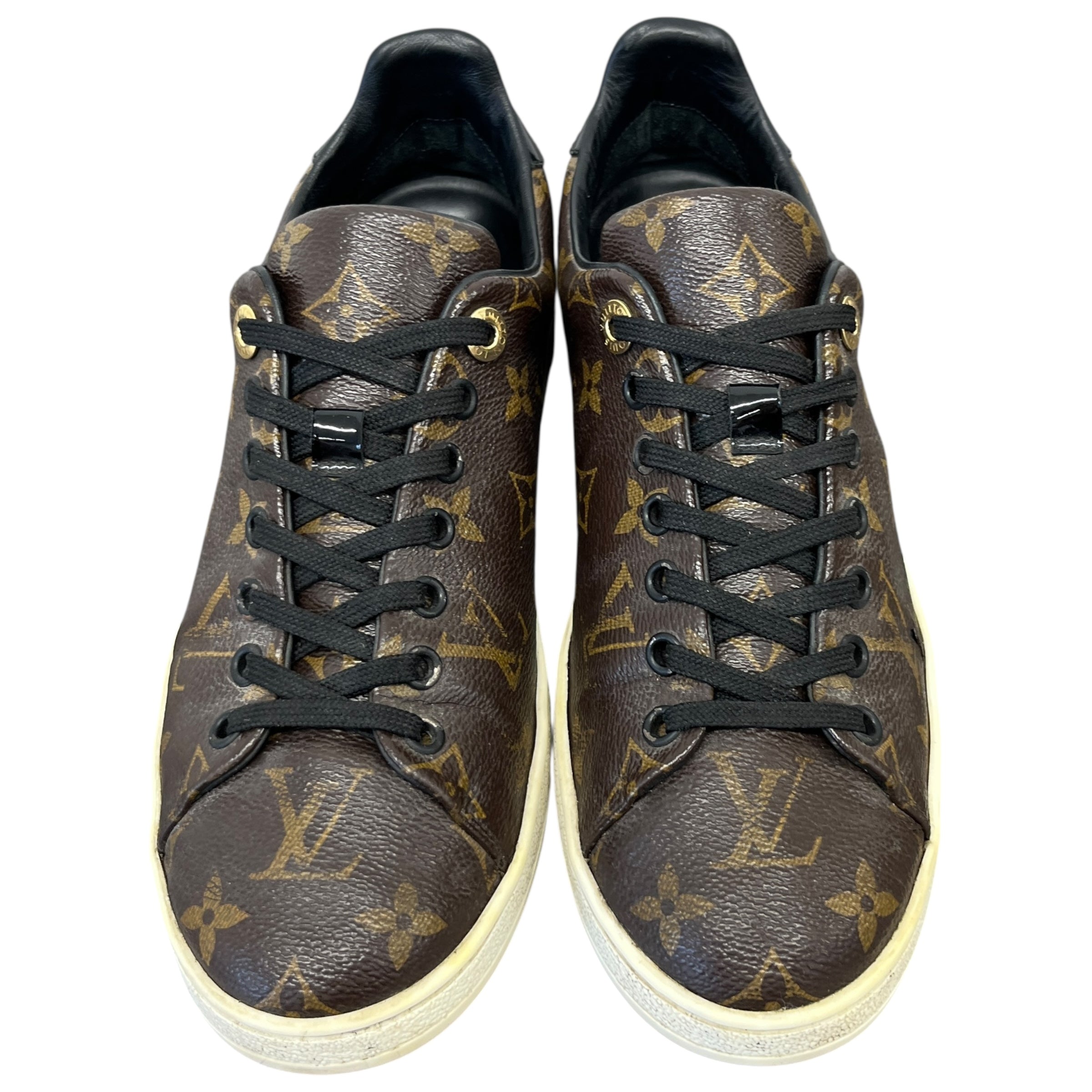 Women's Monogram Frontrow Low Trainers Brown Size EU 37.5 / UK 4.5