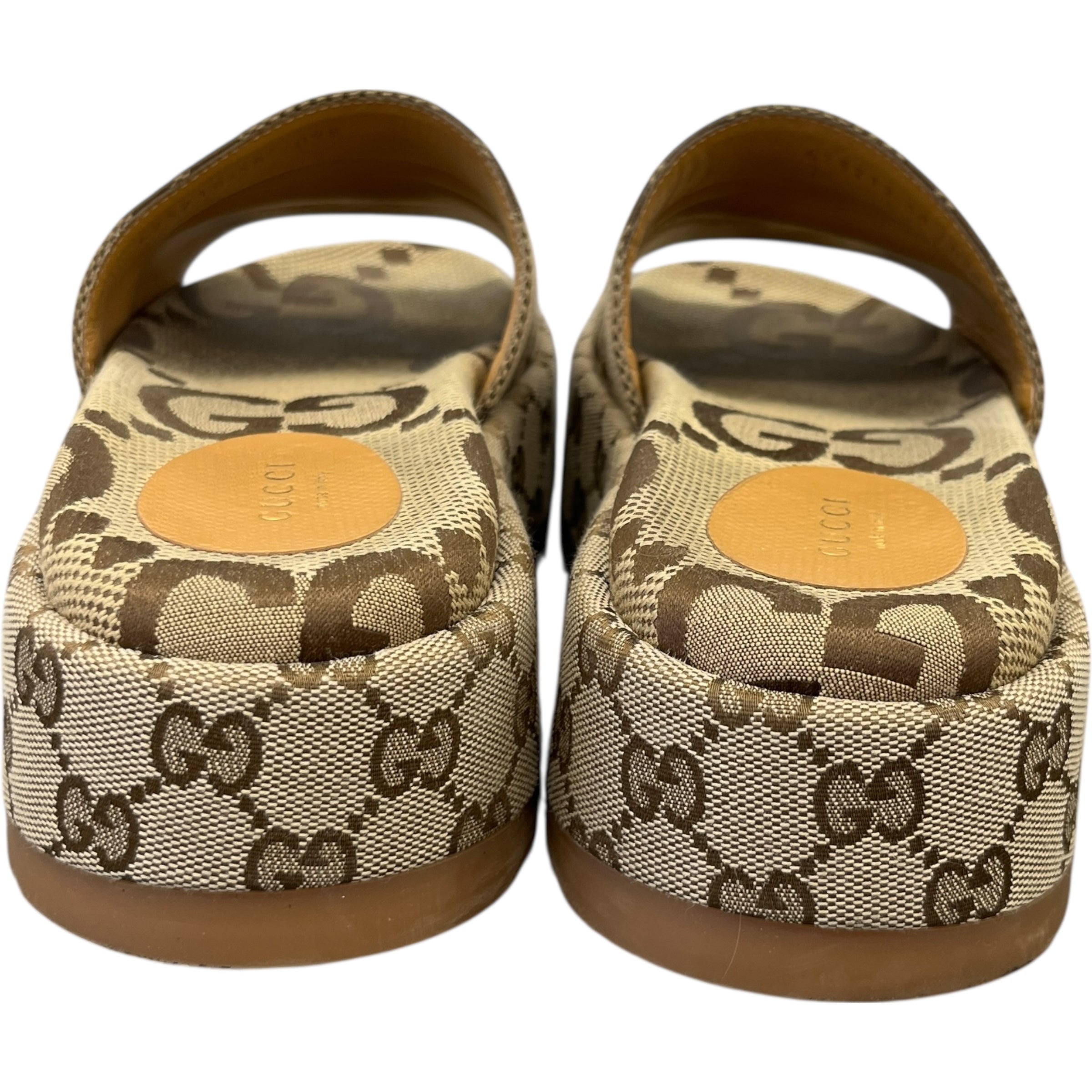 Women's Gg Supreme Platform Slides Beige Size EU 38 / UK 5