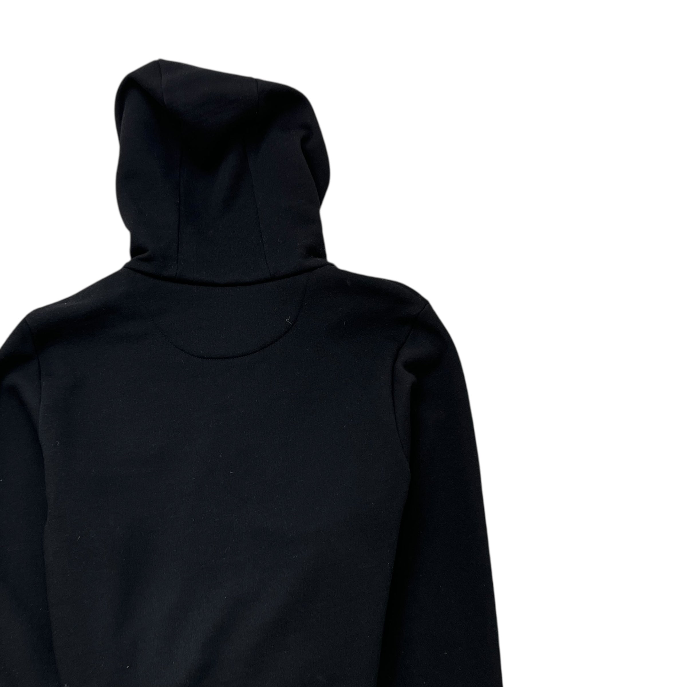 Men's Monster Eyes Zip Up Hoodie Black Size XL