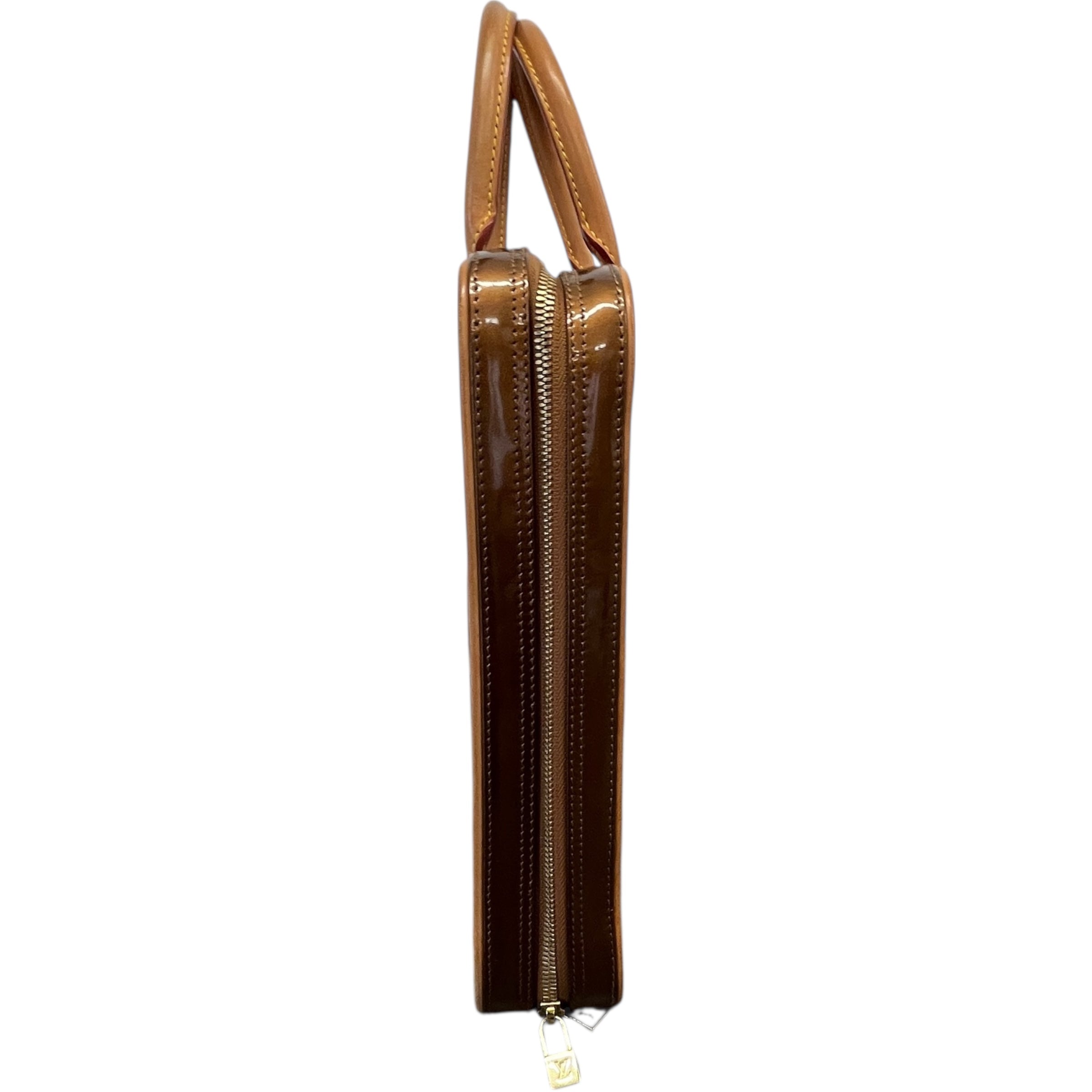 Men's Monogram Vernis Vandam Briefcase Bag Brown