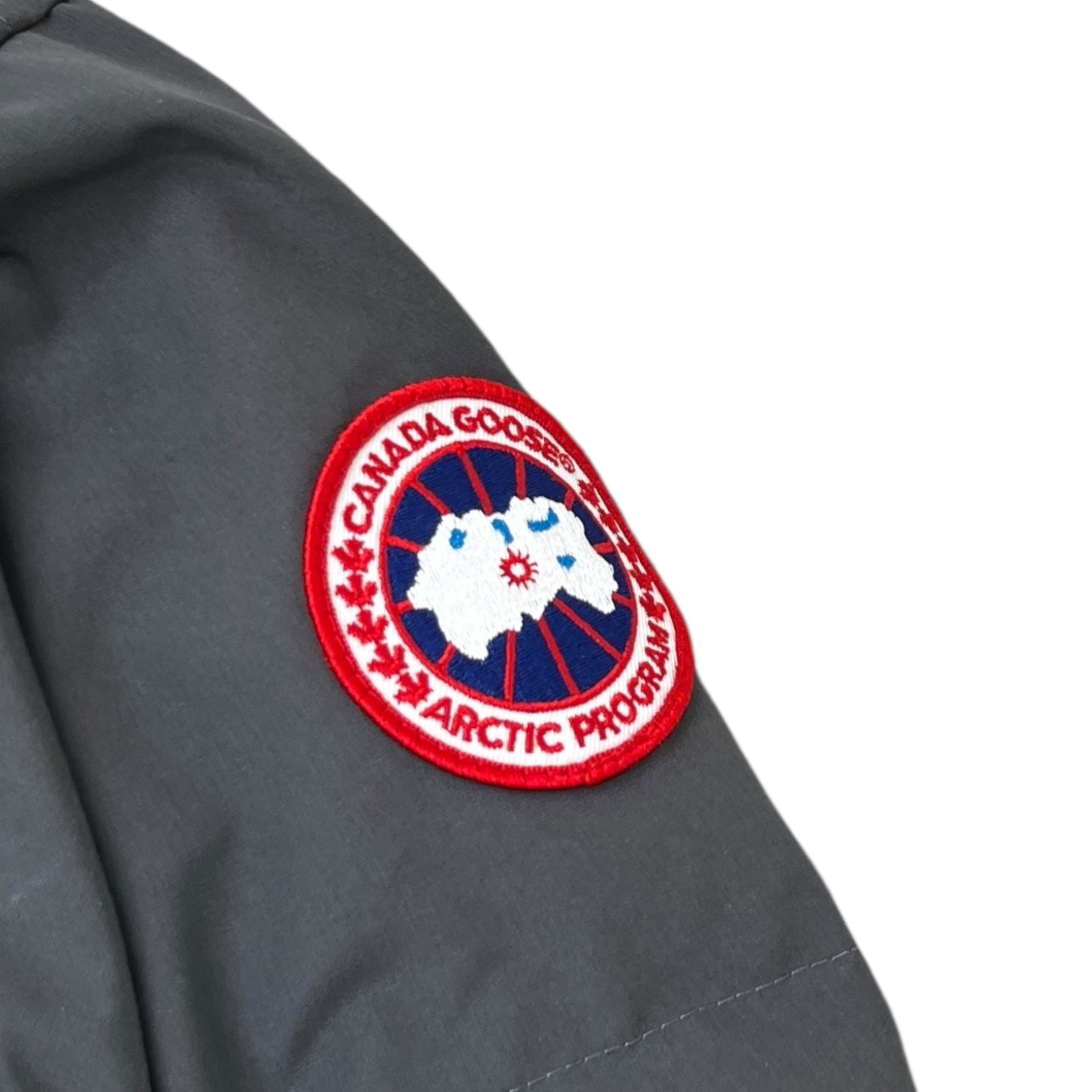 Men's Macmillan Parka Down Jacket Grey Size XL