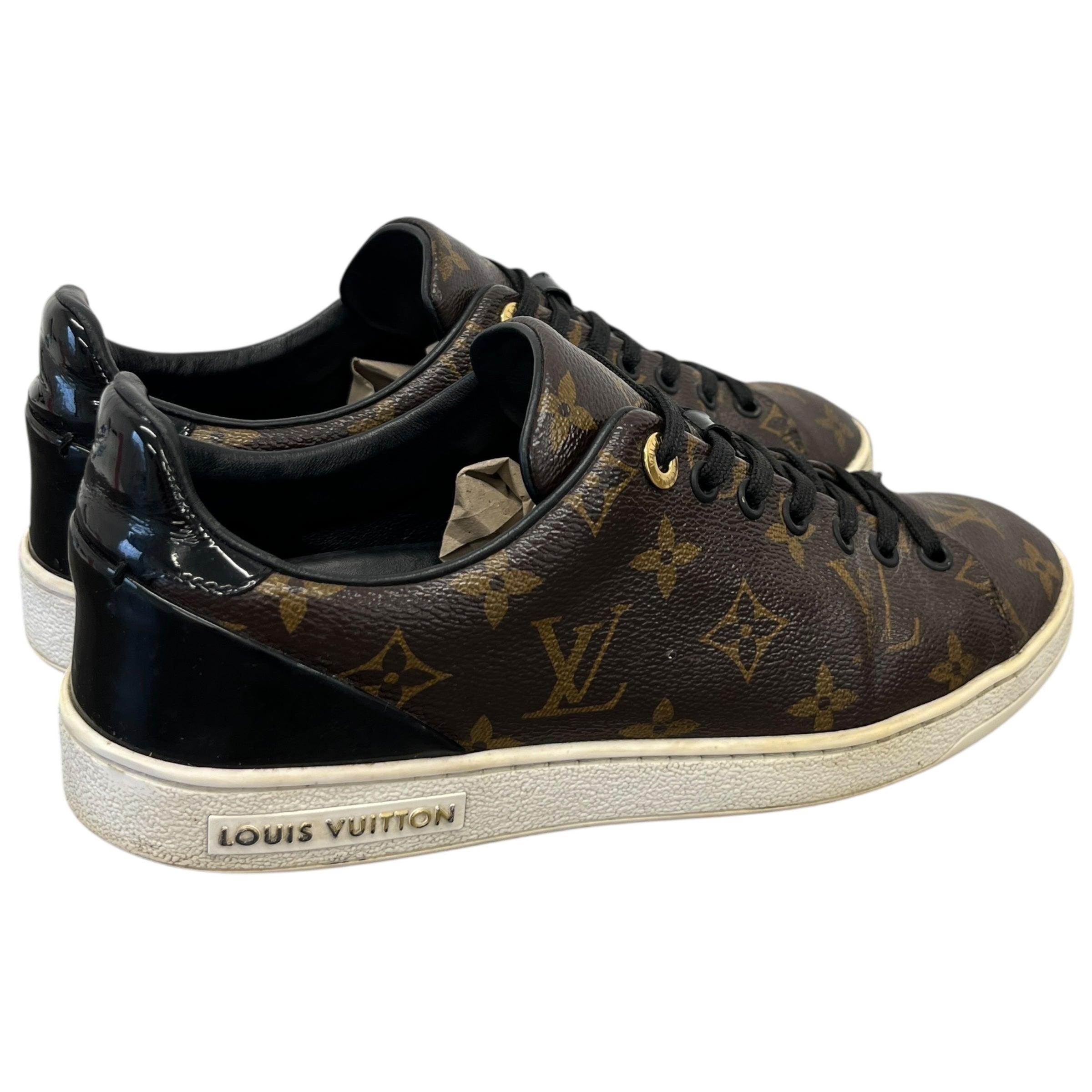 Women's Monogram Frontrow Low Trainers Brown Size EU 37.5 / UK 4.5