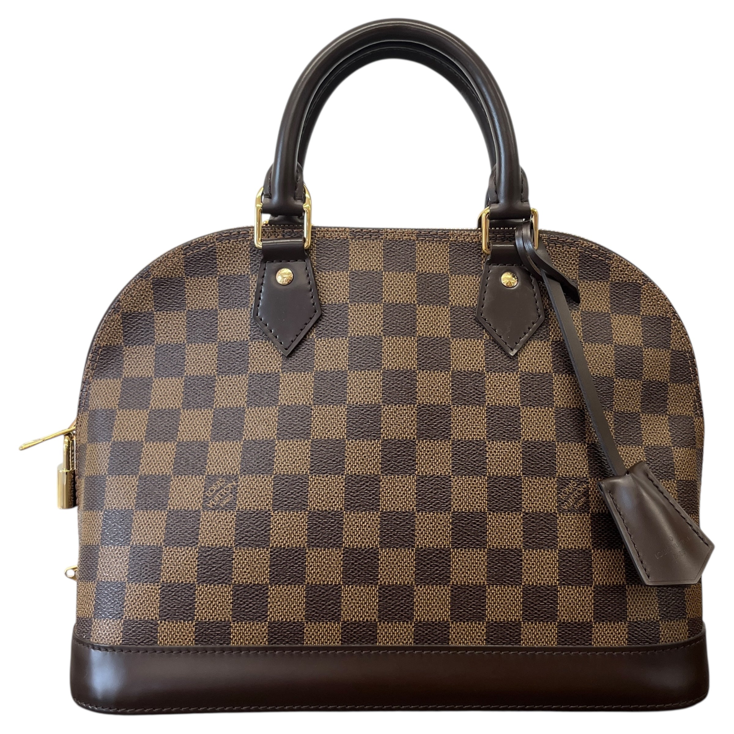 Women's Damier Ebene Alma Pm Bag Brown