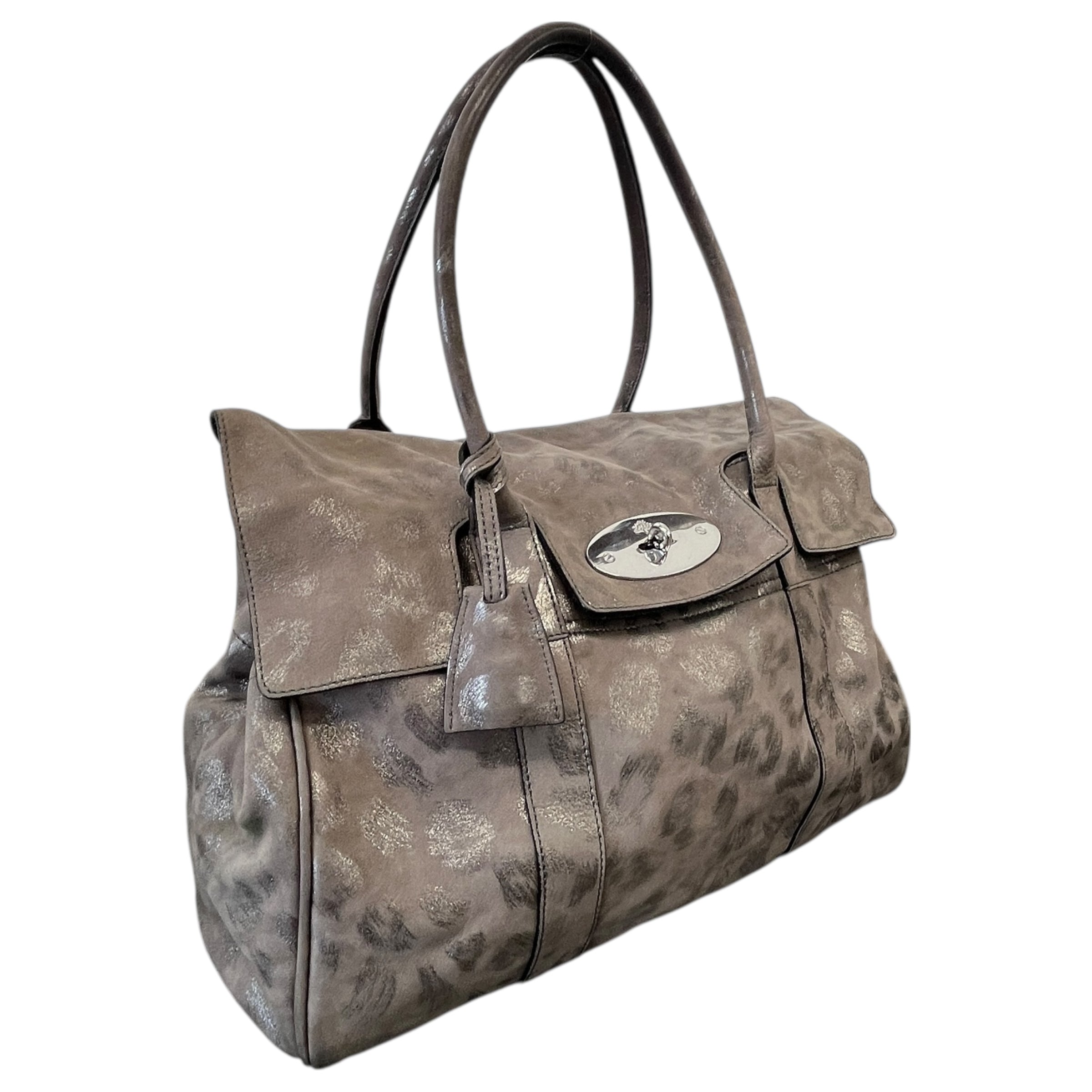 Women's Large Bayswater Handbag Grey